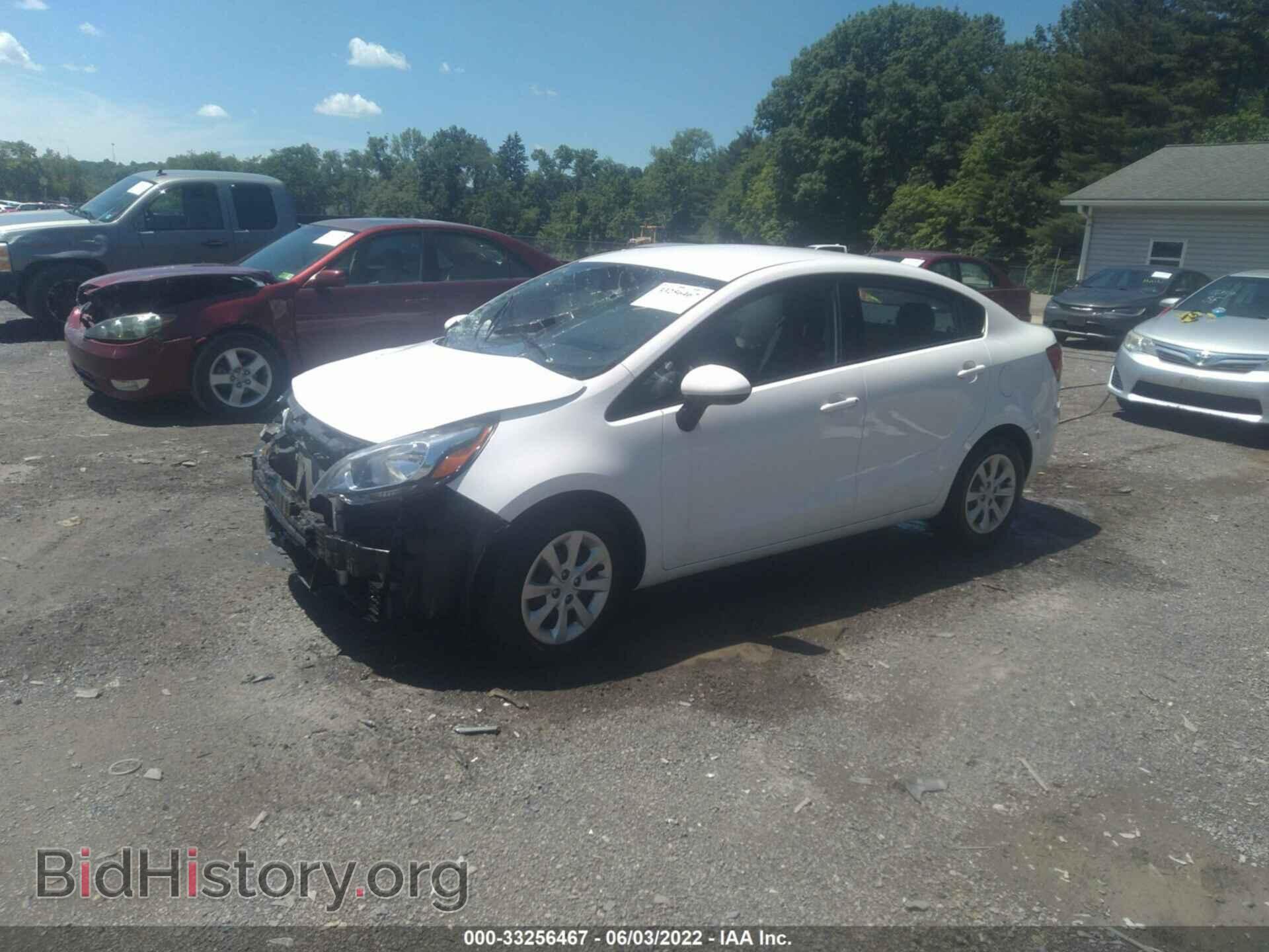 2013 KIA RIO - VIN: KNADM4A33D6137147 - Фото 2