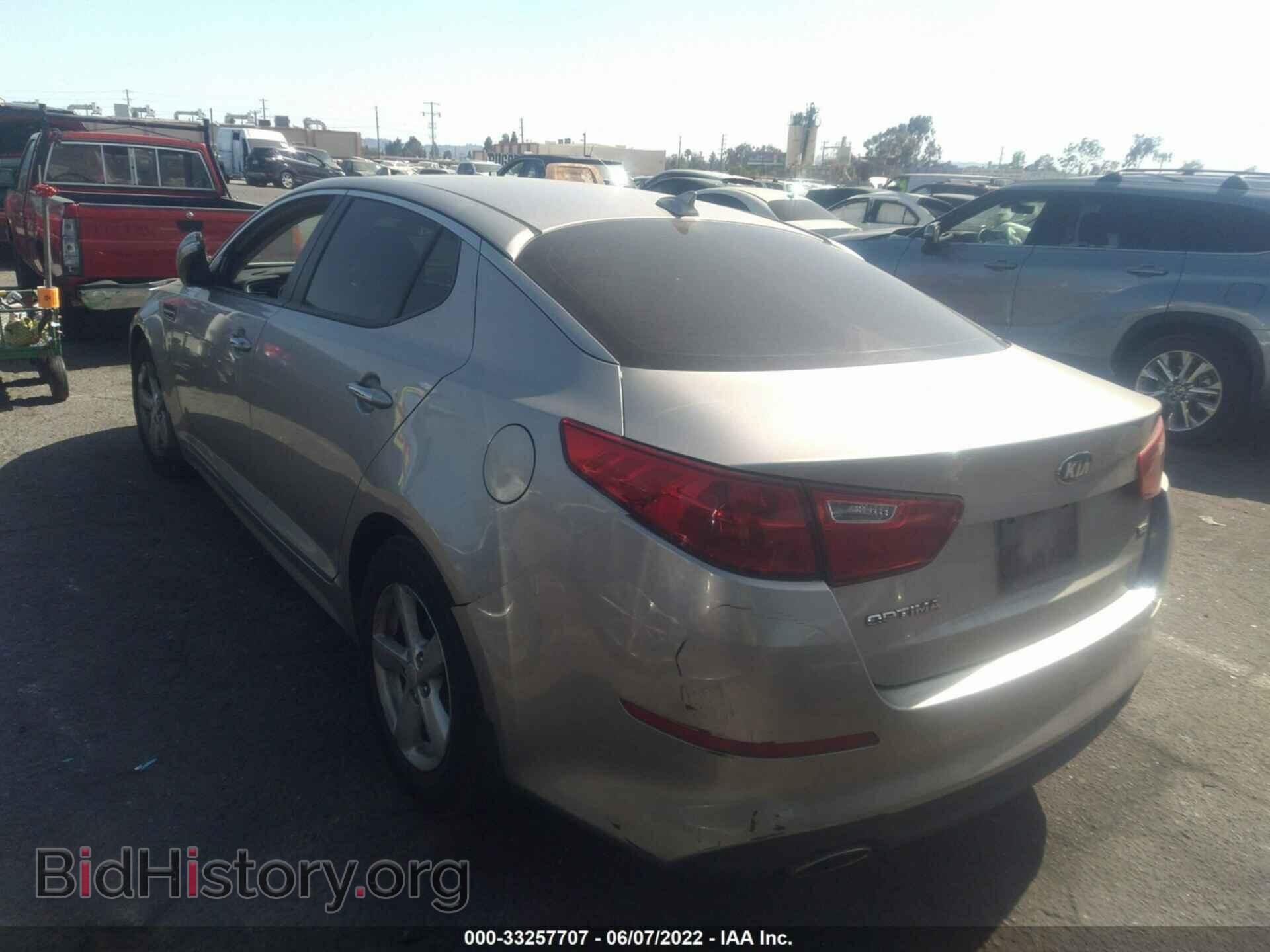2014 KIA OPTIMA - VIN: KNAGM4A7XE5522812 - Фото 3