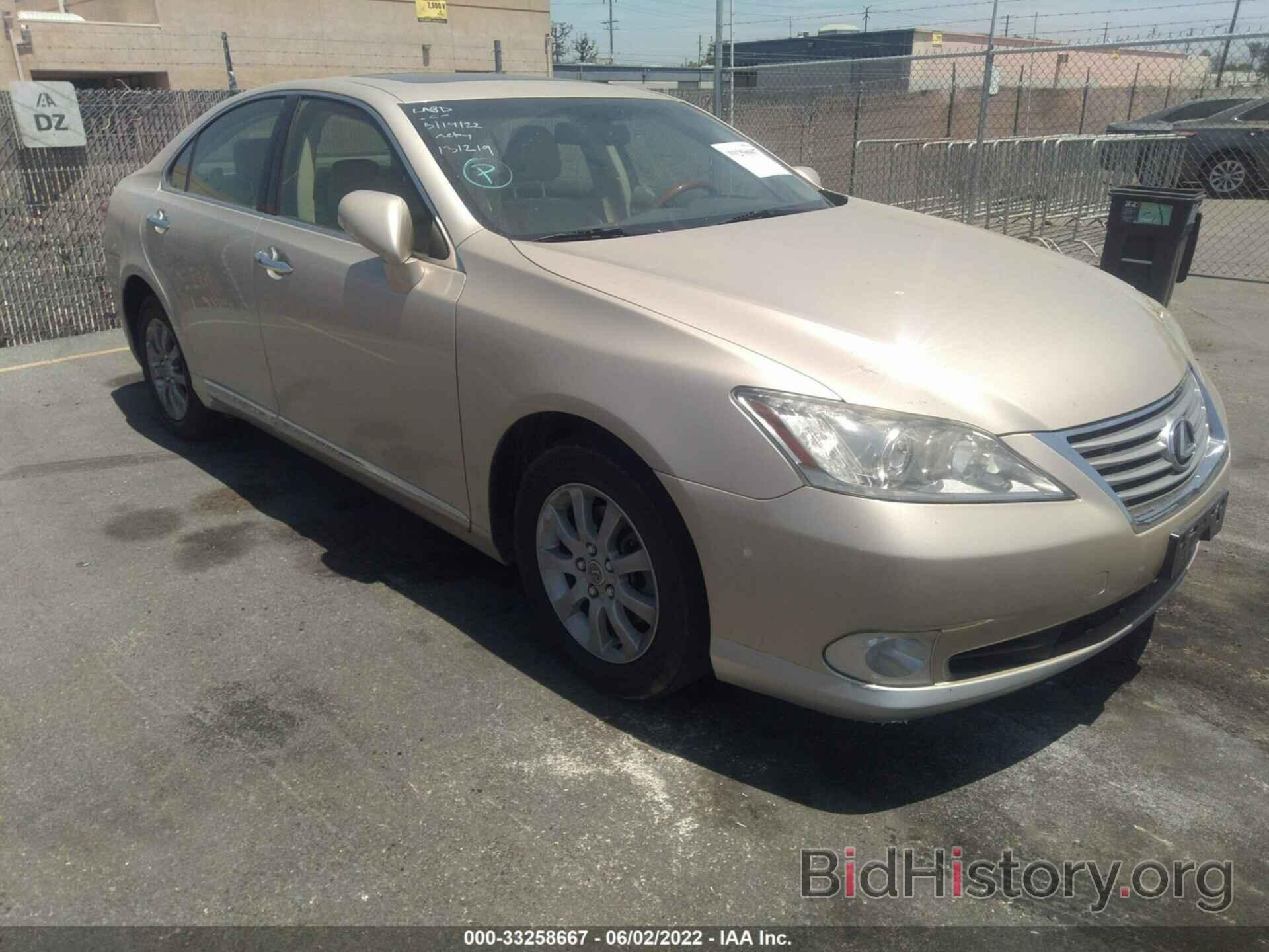 Photo JTHBK1EG1C2510542 - LEXUS ES 350 2012