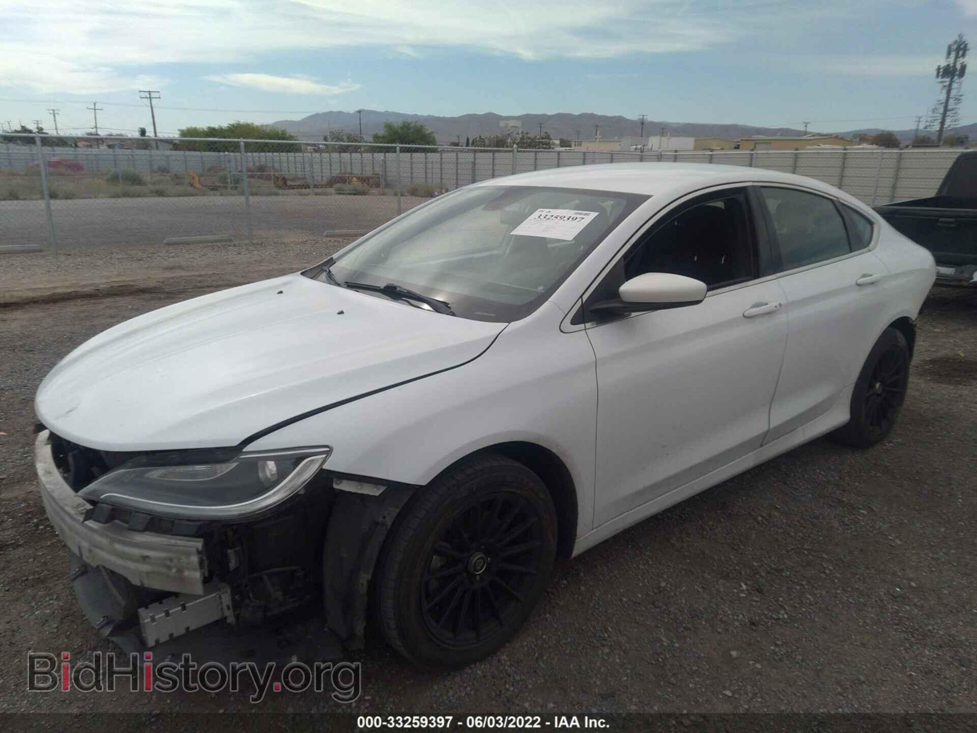 2015 CHRYSLER 200 - VIN: 1C3CCCFB6FN643385 - Фото 2
