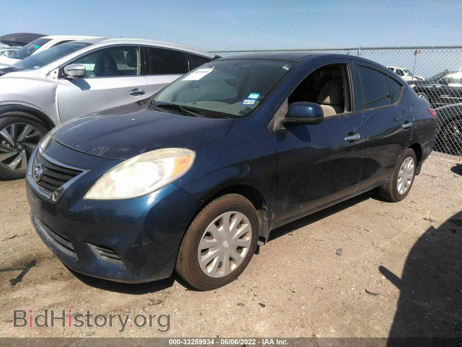 2012 NISSAN VERSA - VIN: 3N1CN7AP4CL942694 - Фото 2