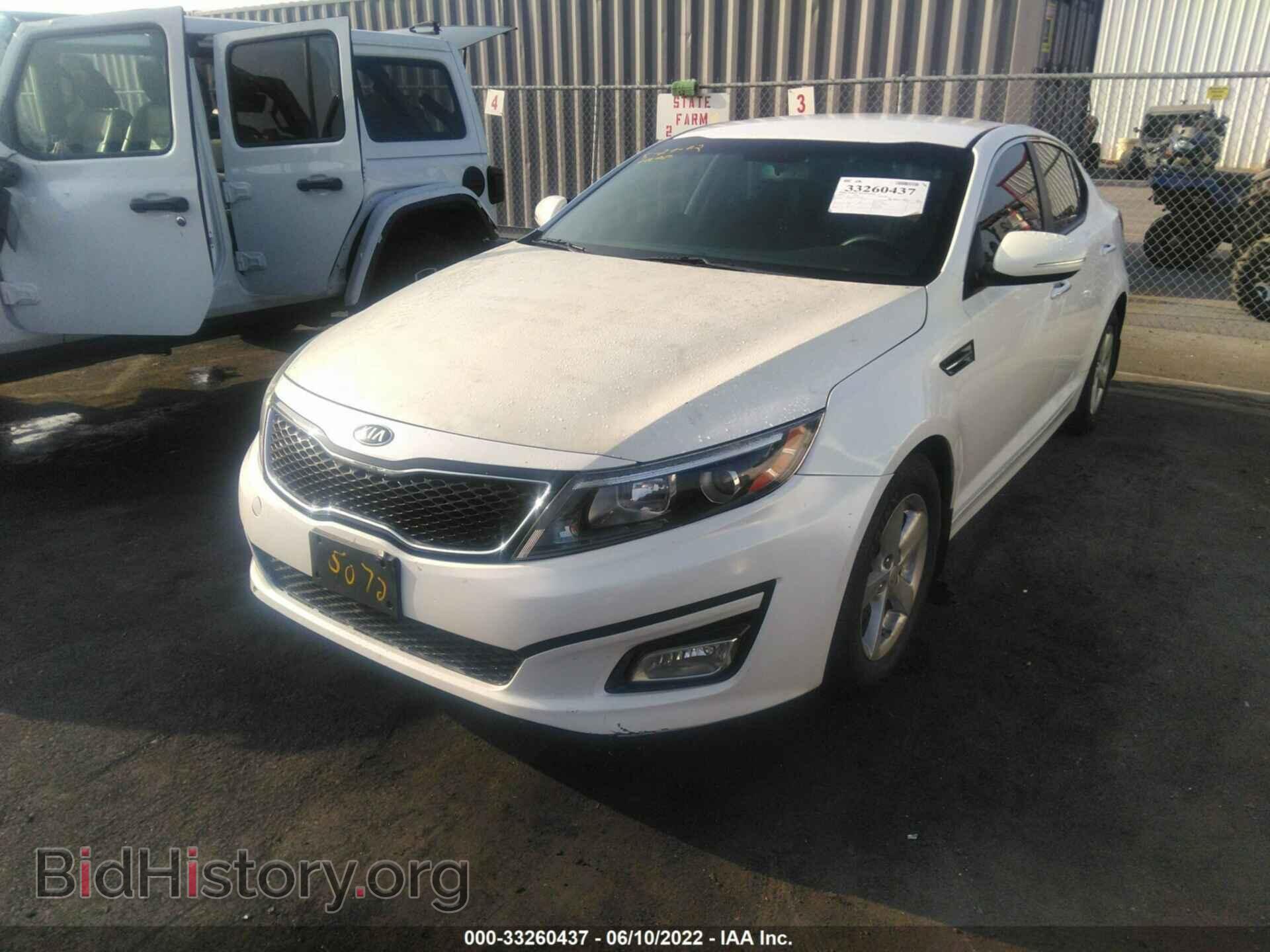 2015 KIA OPTIMA - VIN: KNAGM4A75F5555072 - Фото 2