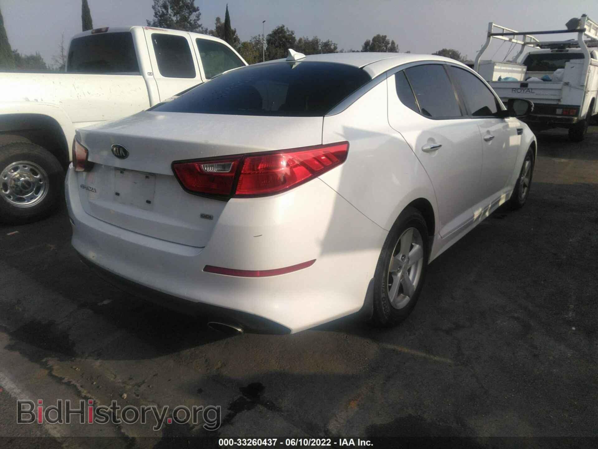 2015 KIA OPTIMA - VIN: KNAGM4A75F5555072 - Фото 4