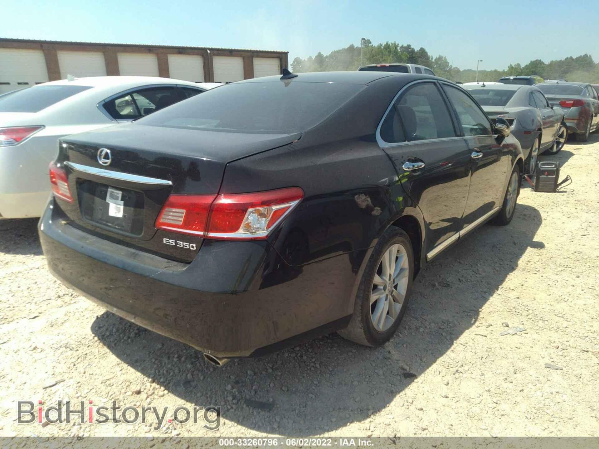 2011 LEXUS ES 350 - VIN: JTHBK1EG4B2430506 - Фото 4