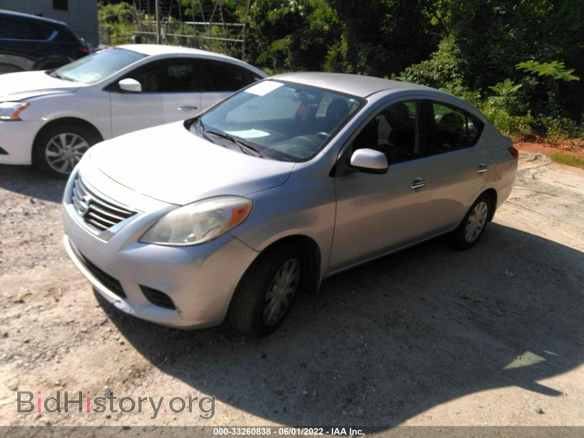 2012 NISSAN VERSA - VIN: 3N1CN7AP8CL855655 - Фото 2