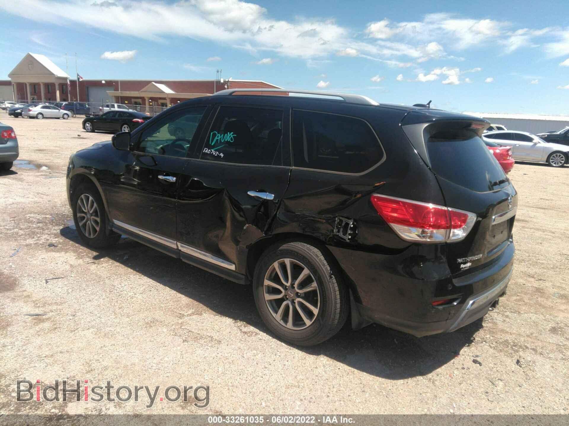 2014 NISSAN PATHFINDER - VIN: 5N1AR2MN9EC601596 - Фото 3