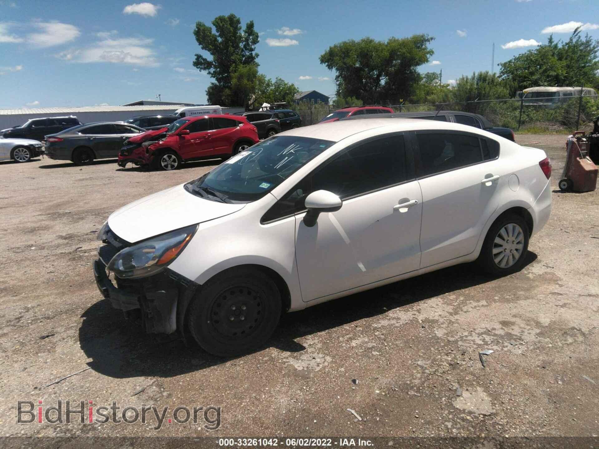 2014 KIA RIO - VIN: KNADM4A34E6365689 - Фото 2