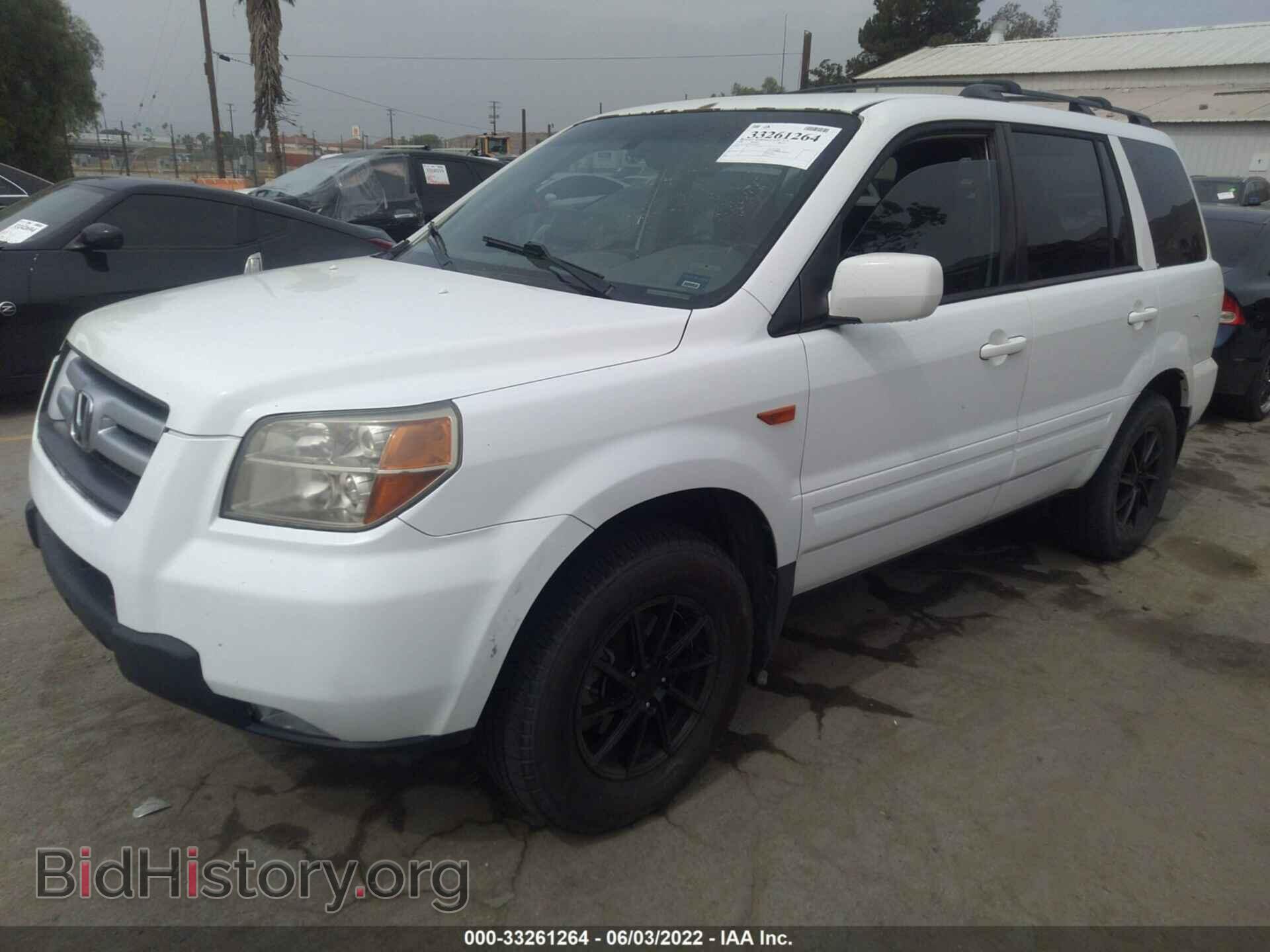 2006 HONDA PILOT - VIN: 2HKYF18716H537058 - Фото 2