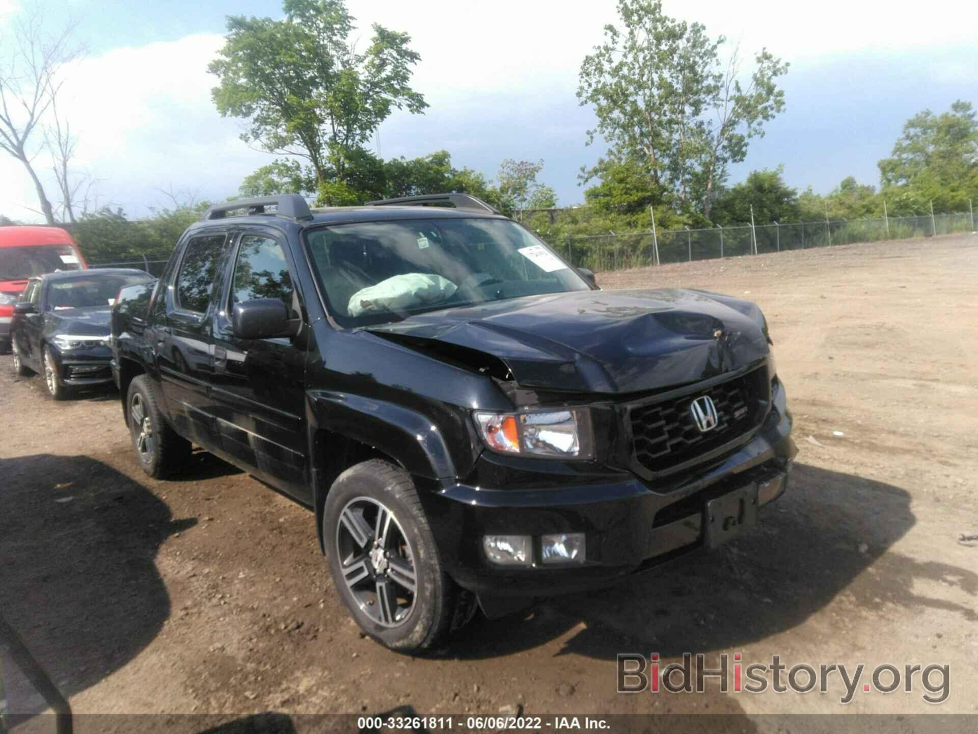 Photo 5FPYK1F76EB003668 - HONDA RIDGELINE 2014