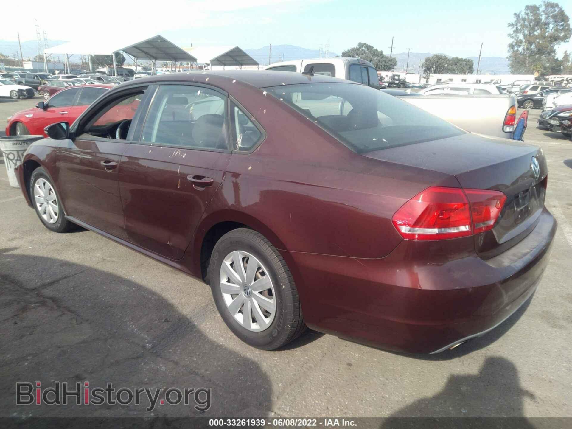 2012 VOLKSWAGEN PASSAT - VIN: 1VWAP7A35CC070594 - Фото 3