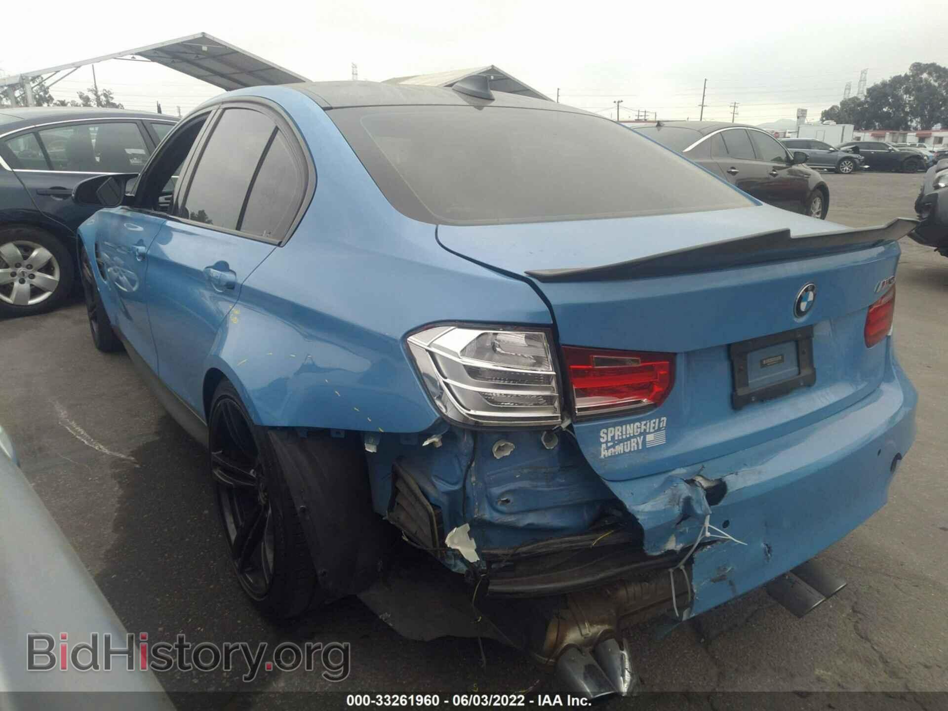 2015 BMW M3 - VIN: WBS3C9C57FP803672 - Фото 3