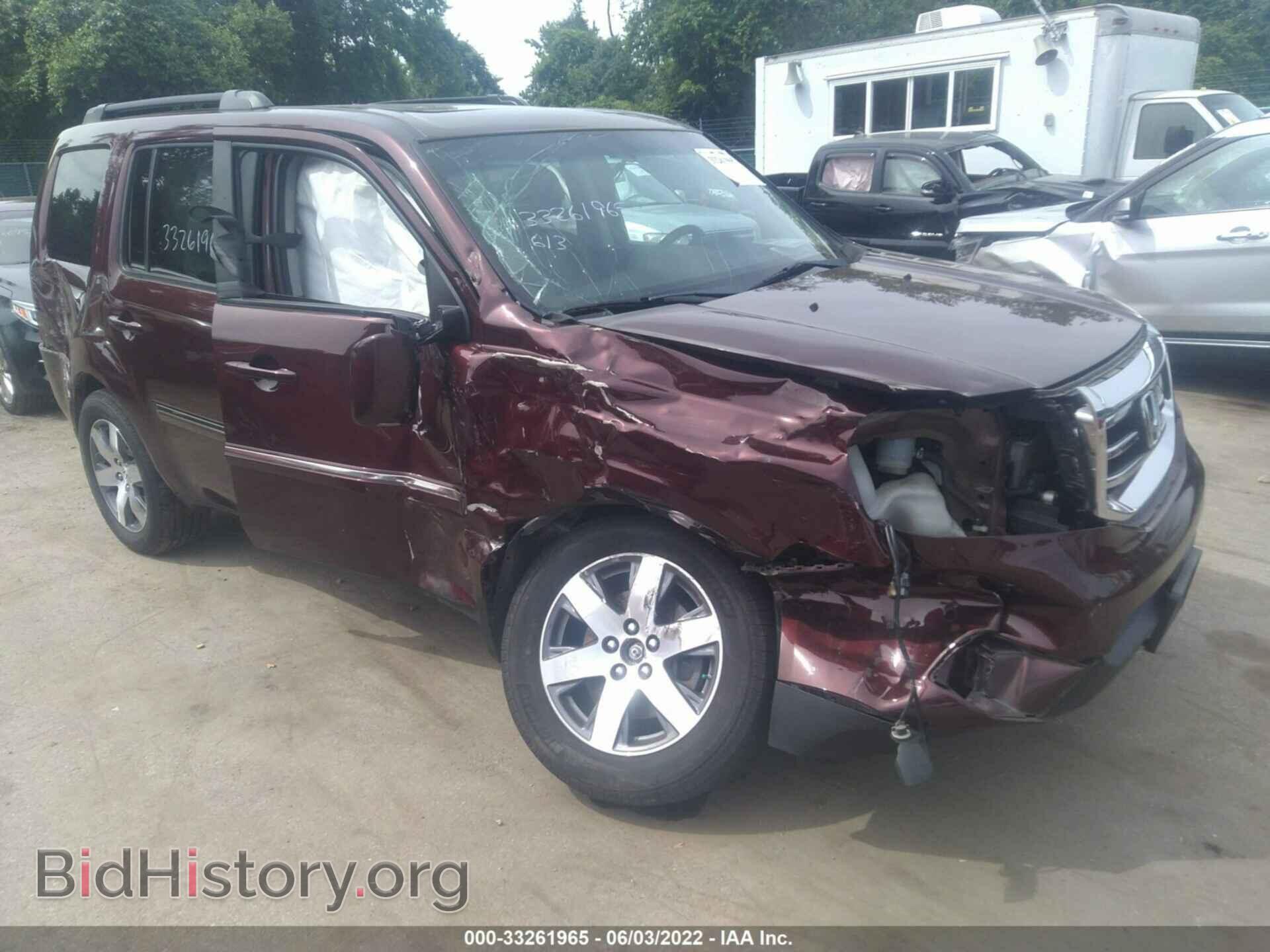 Photo 5FNYF4H96DB079161 - HONDA PILOT 2013