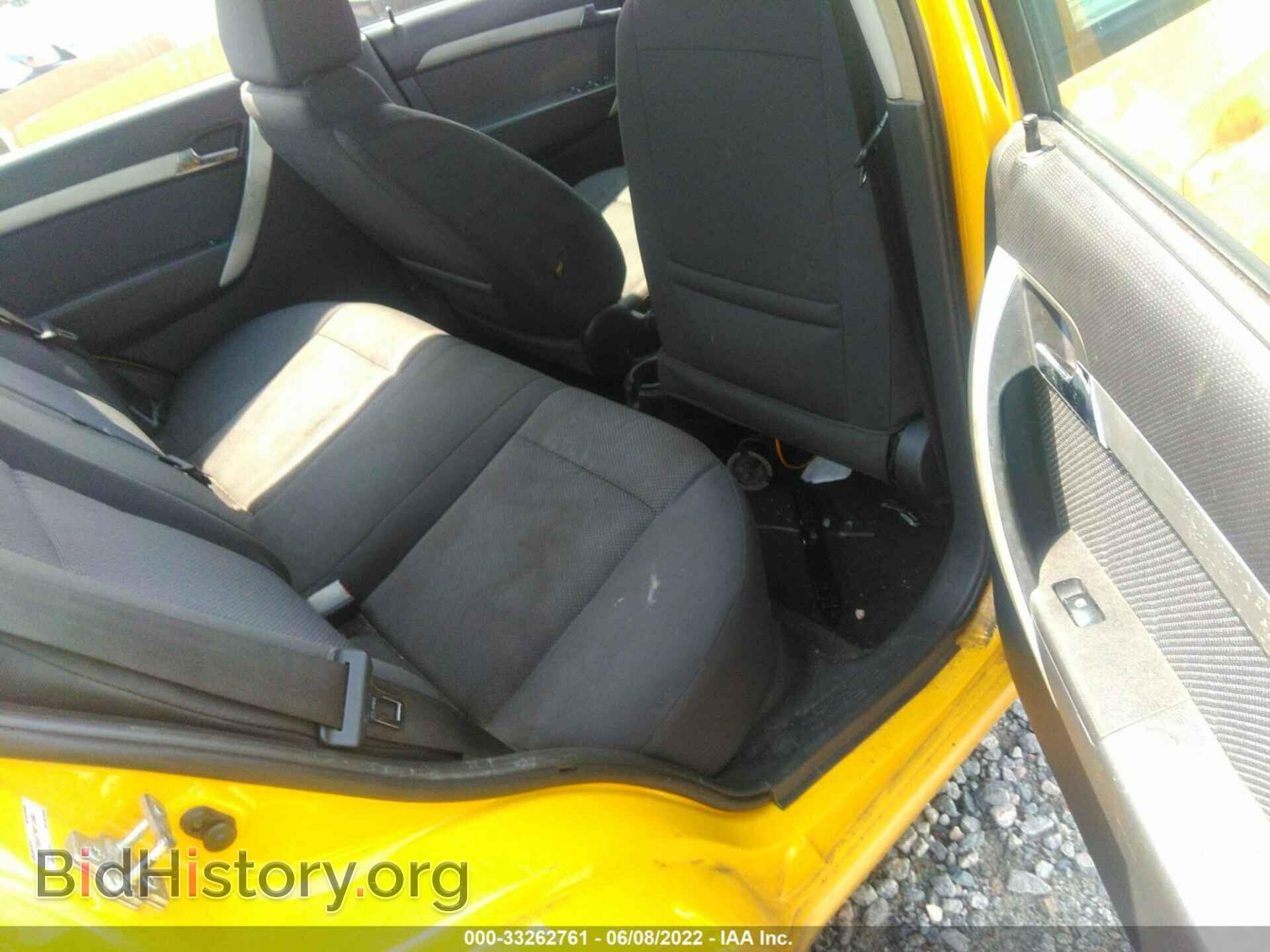 2011 CHEVROLET AVEO - VIN: KL1TD5DE7BB113463 - Фото 8
