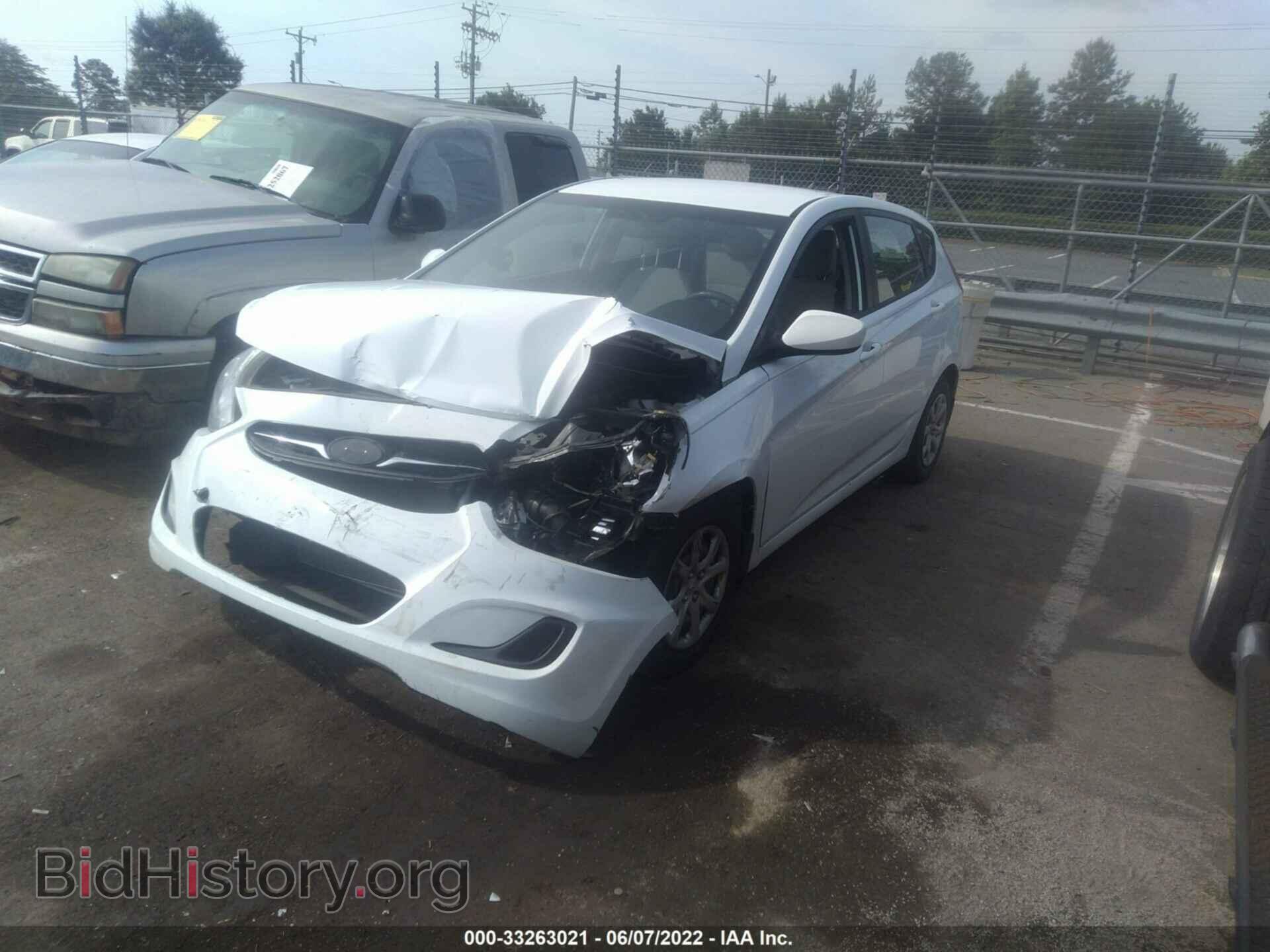 2014 HYUNDAI ACCENT - VIN: KMHCT5AEXEU155727 - Фото 2