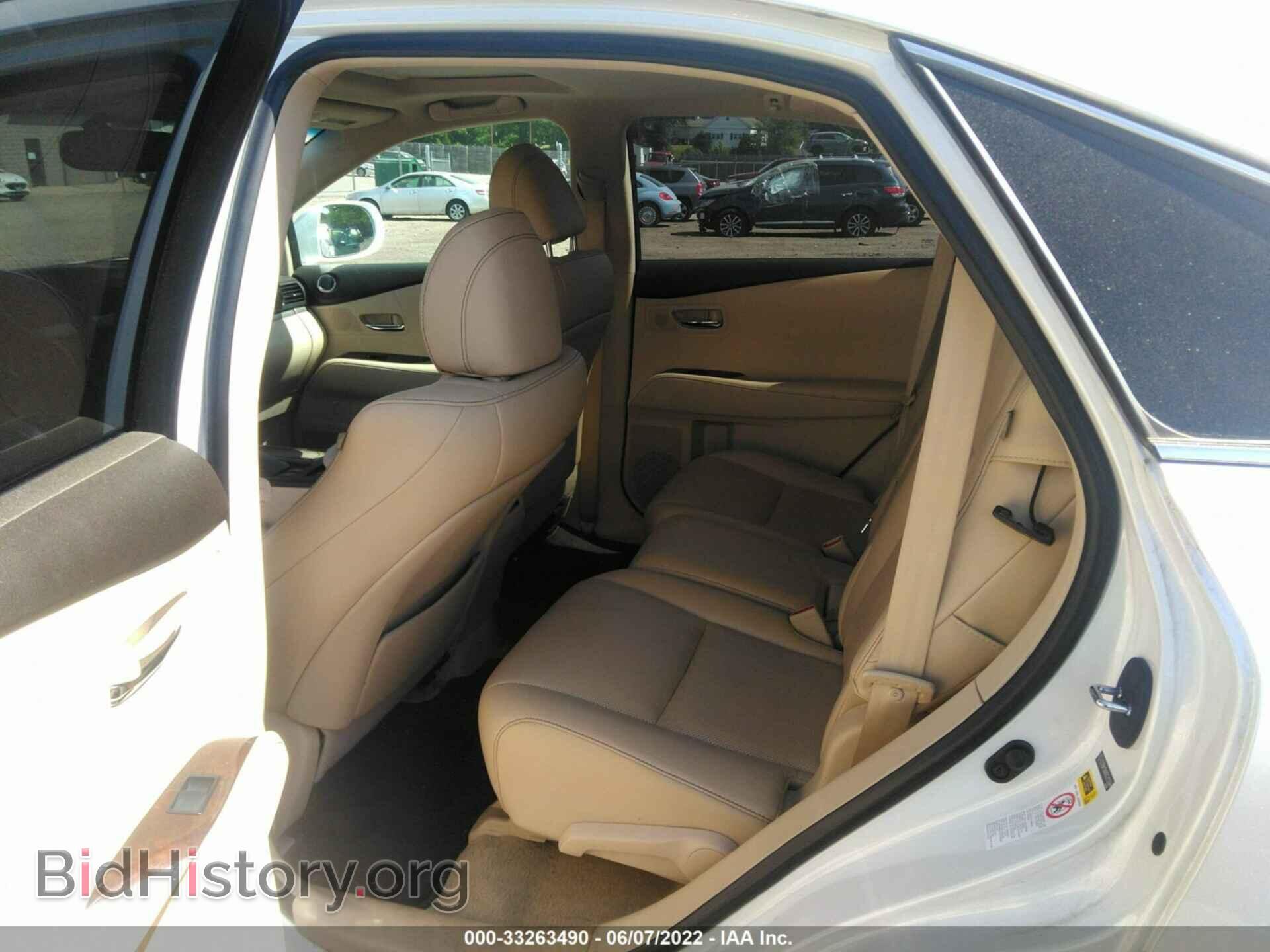 2013 LEXUS RX 350 - VIN: 2T2BK1BAXDC215584 - Фото 8
