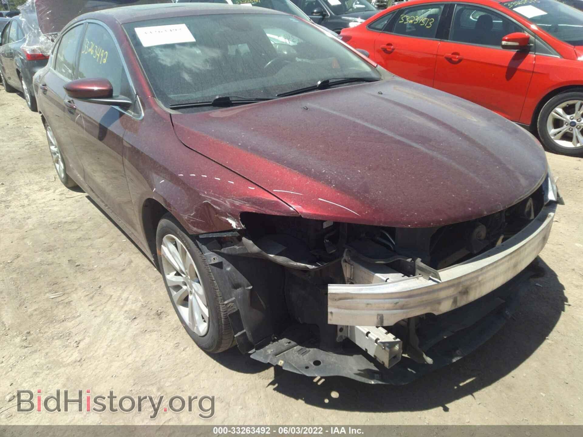 Фотография 1C3CCCAB8GN149375 - CHRYSLER 200 2016