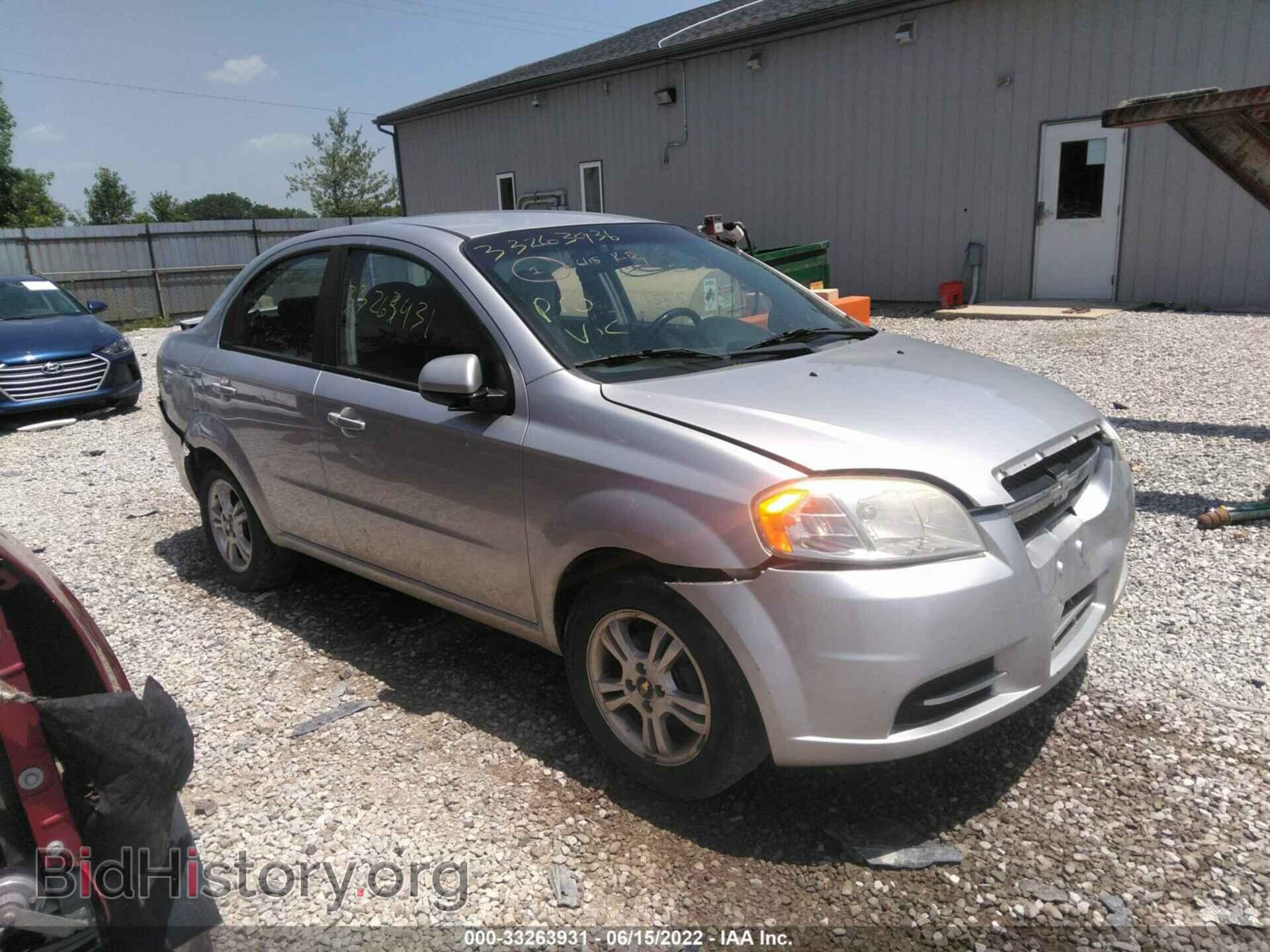 Фотография KL1TD5DE2BB242792 - CHEVROLET AVEO 2011