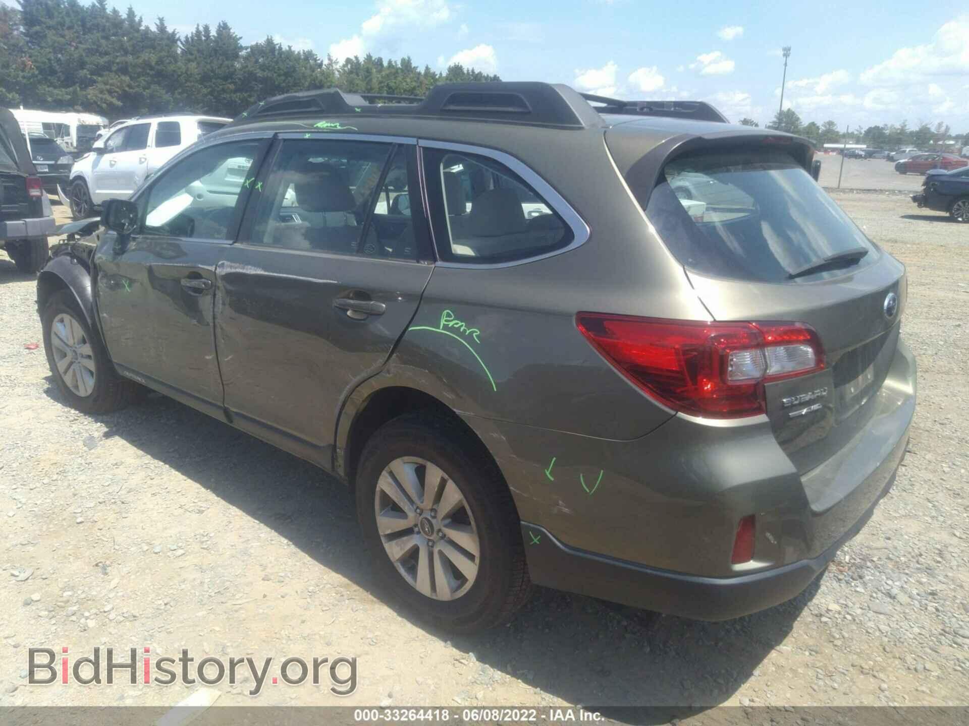 2017 SUBARU OUTBACK - VIN: 4S4BSAAC8H3234023 - Фото 3