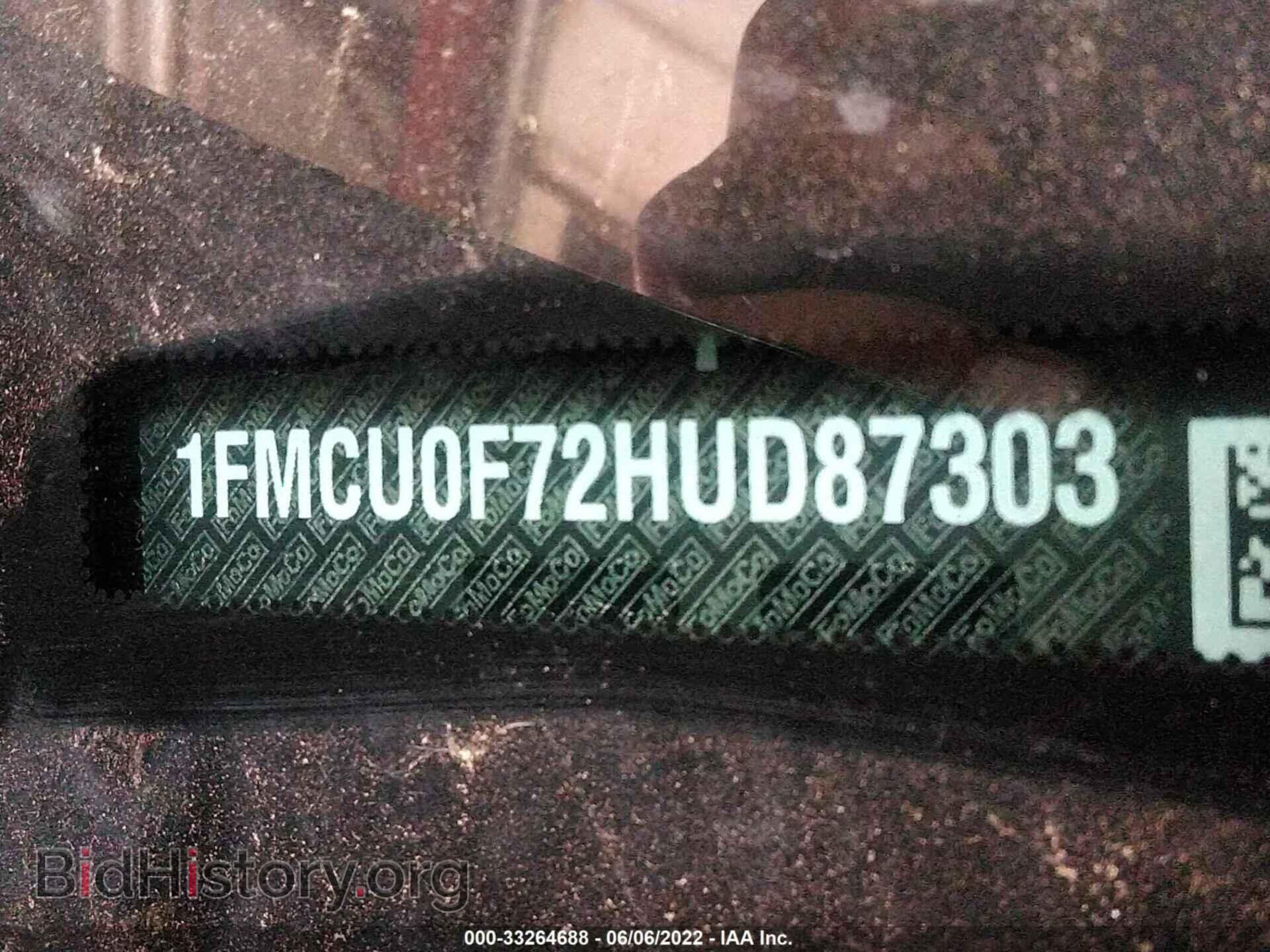 2017 FORD ESCAPE - VIN: 1FMCU0F72HUD87303 - Фото 9