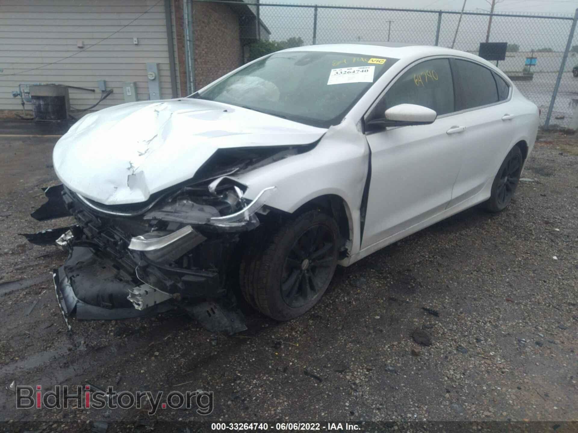 2016 CHRYSLER 200 - VIN: 1C3CCCAB5GN169308 - Фото 2