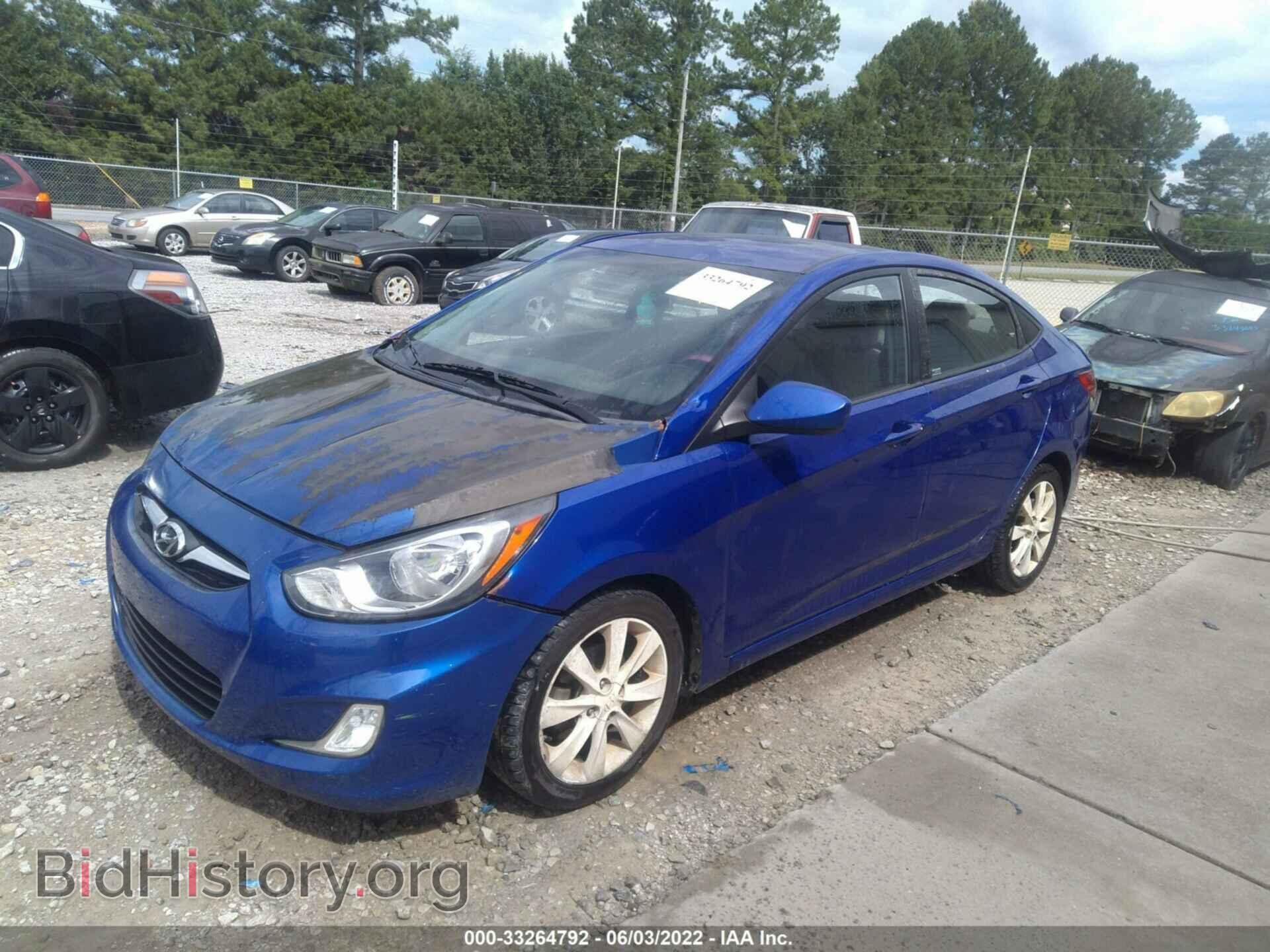 2012 HYUNDAI ACCENT - VIN: KMHCU4AE2CU045582 - Фото 2