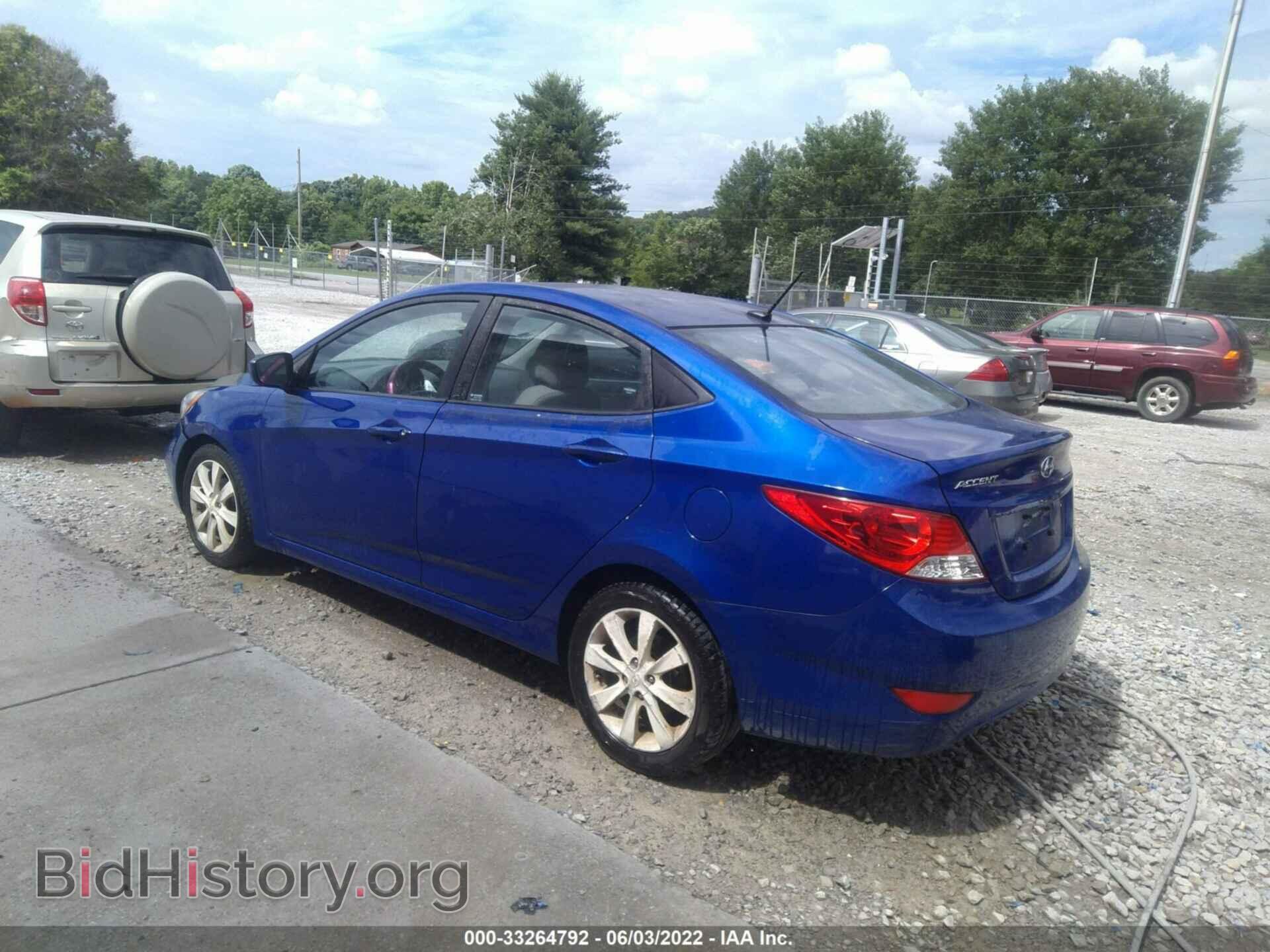 2012 HYUNDAI ACCENT - VIN: KMHCU4AE2CU045582 - Фото 3