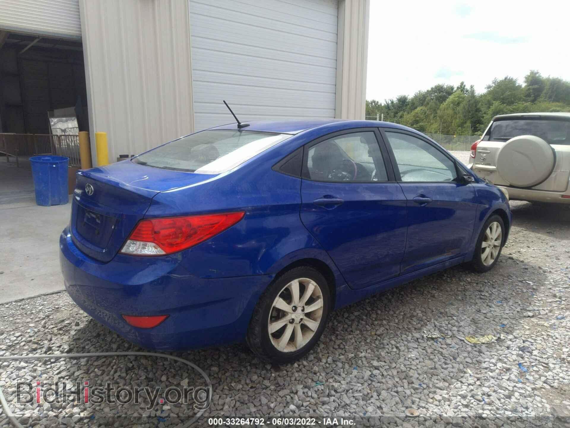 2012 HYUNDAI ACCENT - VIN: KMHCU4AE2CU045582 - Фото 4