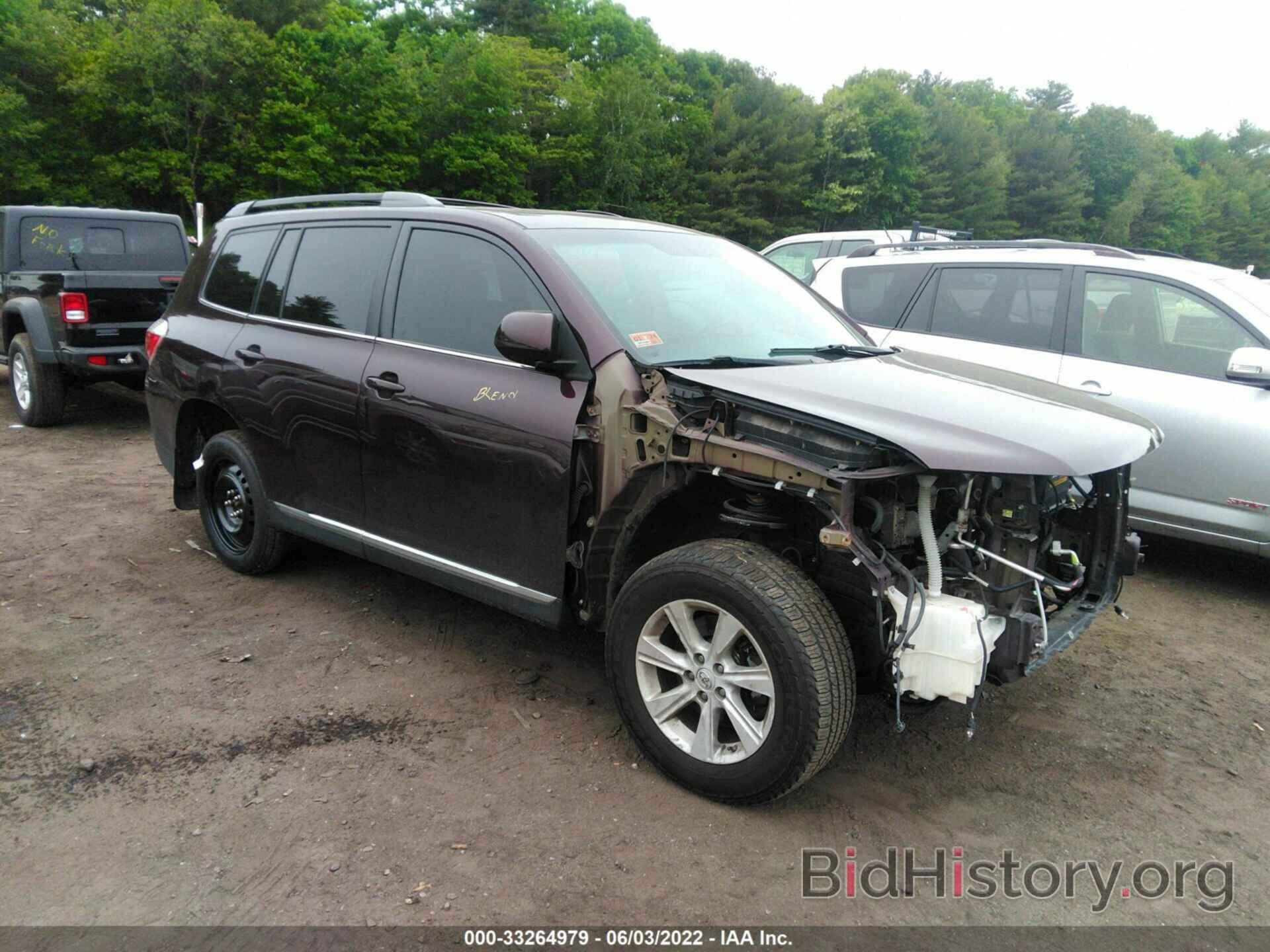 Photo 5TDBK3EH2DS258462 - TOYOTA HIGHLANDER 2013