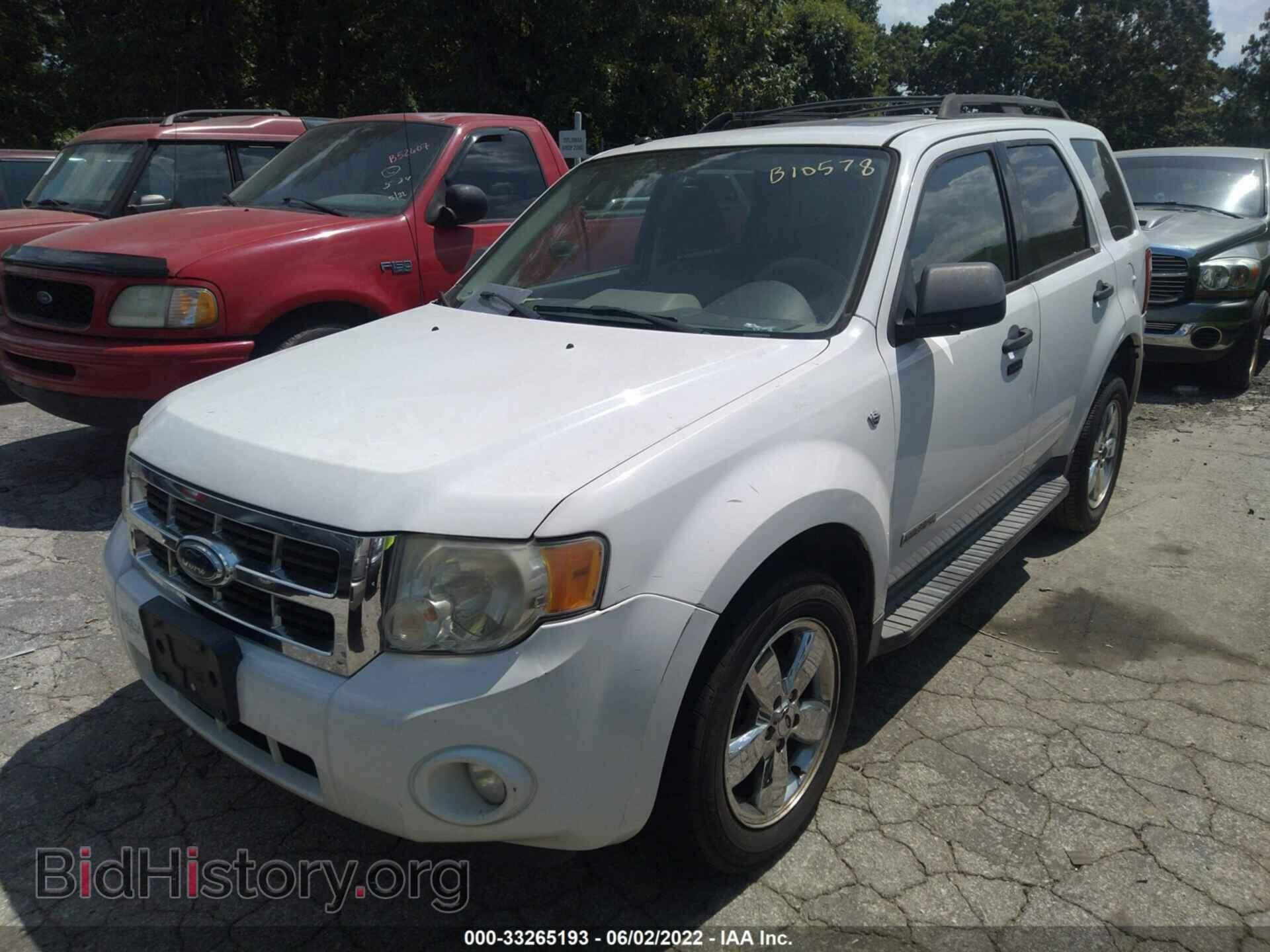 2008 FORD ESCAPE - VIN: 1FMCU03108KB10578 - Фото 2