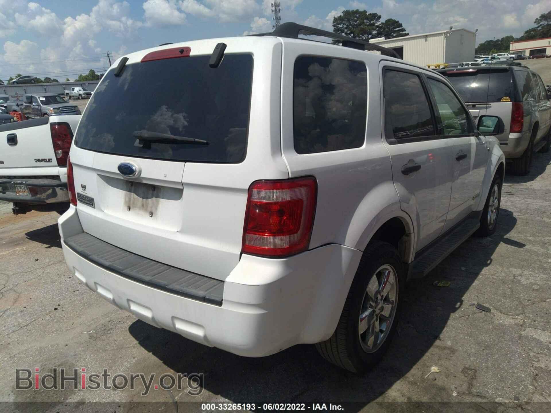 2008 FORD ESCAPE - VIN: 1FMCU03108KB10578 - Фото 4