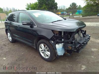 2015 Ford EDGE SEL, black — VIN 2FMTK4J88FBB02894, IAAI