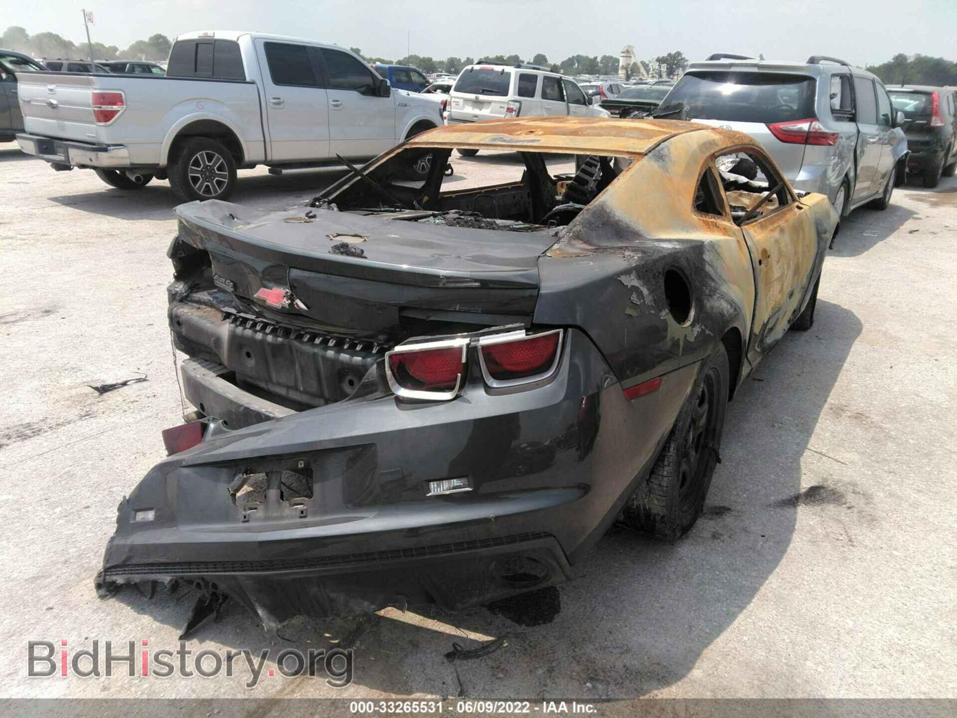 2012 CHEVROLET CAMARO - VIN: 2G1FA1E37C9169368 - Фото 4