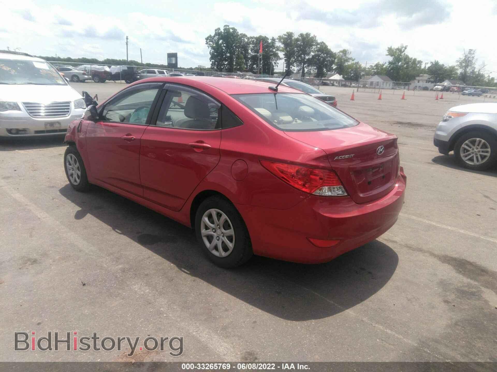 2012 HYUNDAI ACCENT - VIN: KMHCT4AE0CU223539 - Фото 3