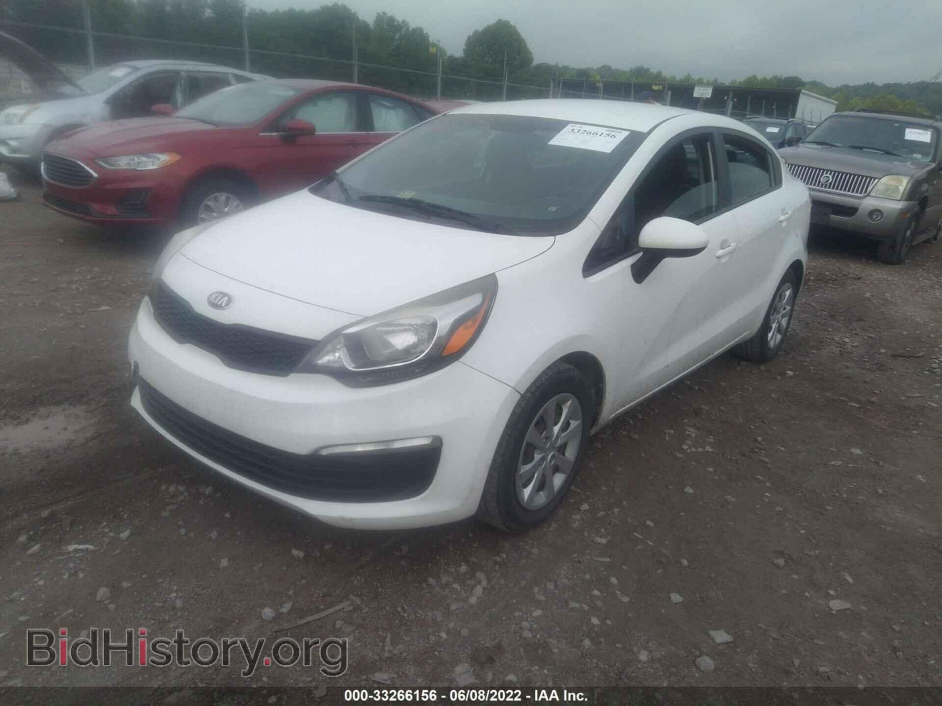2016 KIA RIO - VIN: KNADM4A30G6562328 - Фото 2