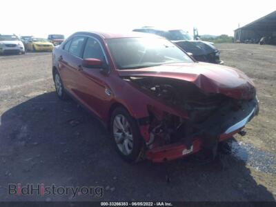 2012 Ford TAURUS SEL, красный — VIN 1FAHP2EW6CG102766, IAAI