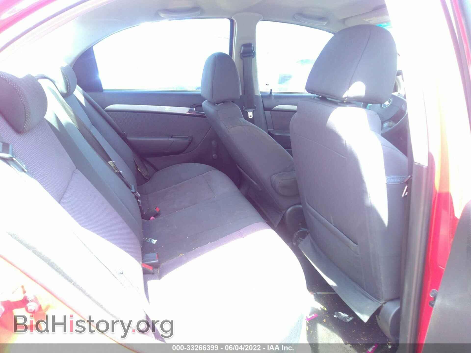 2011 CHEVROLET AVEO - VIN: KL1TD5DE0BB146319 - Фото 8