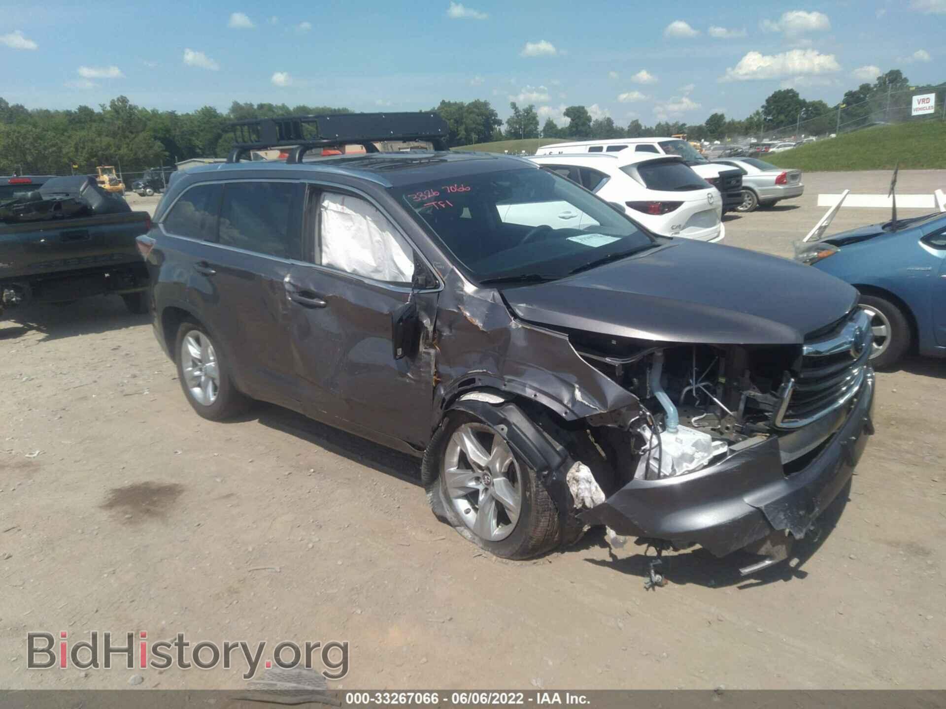 Photo 5TDYKRFH5GS174409 - TOYOTA HIGHLANDER 2016