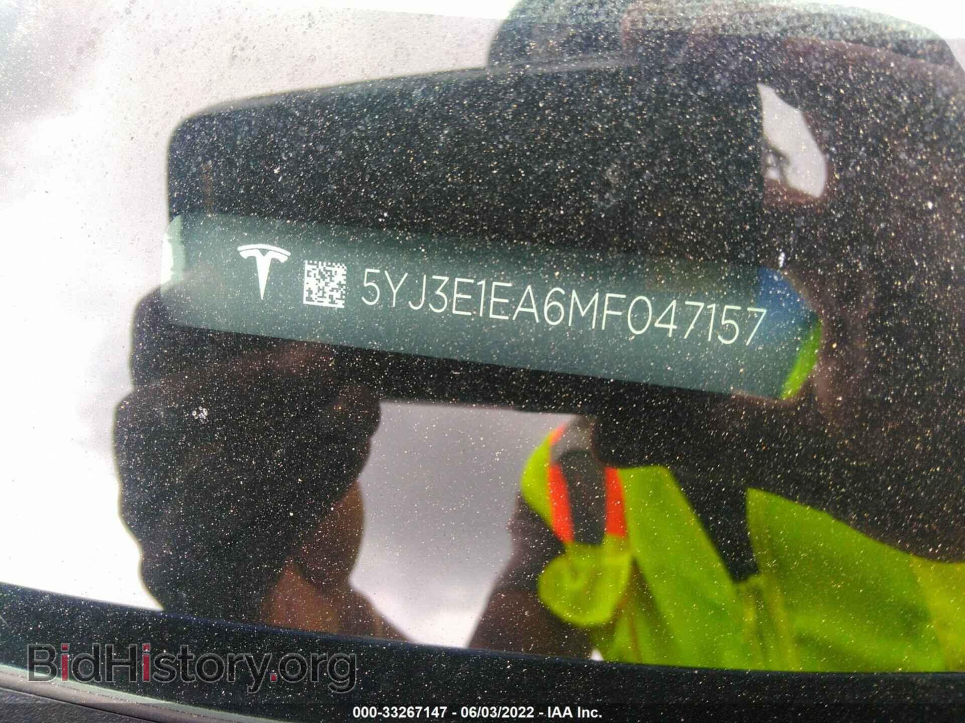 2021 TESLA MODEL 3 - VIN: 5YJ3E1EA6MF047157 - Photo 9