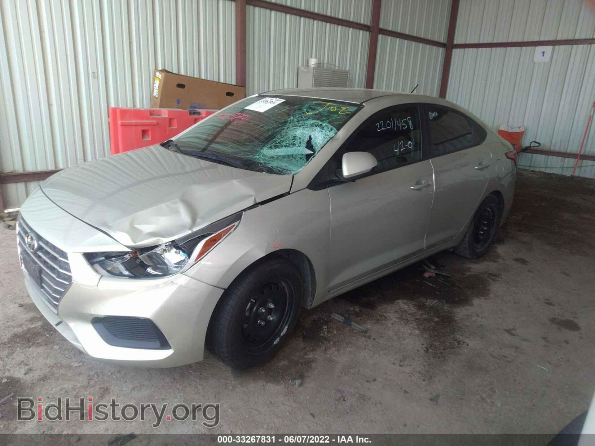 2019 HYUNDAI ACCENT - VIN: 3KPC24A31KE066977 - Фото 2