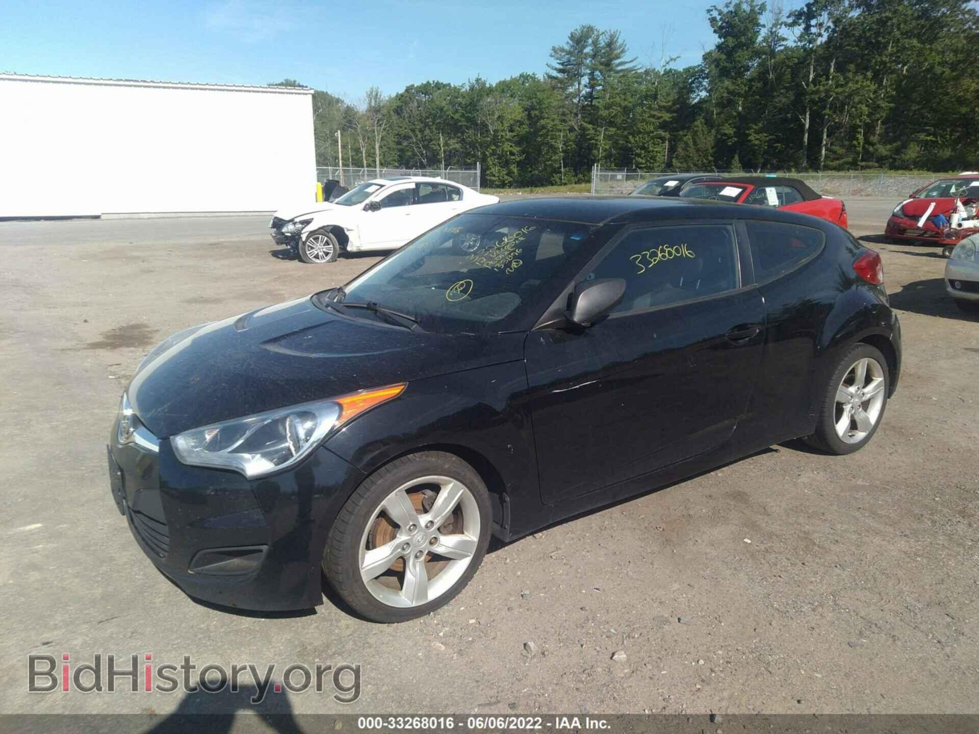 2012 HYUNDAI VELOSTER - VIN: KMHTC6AD7CU074890 - Фото 2