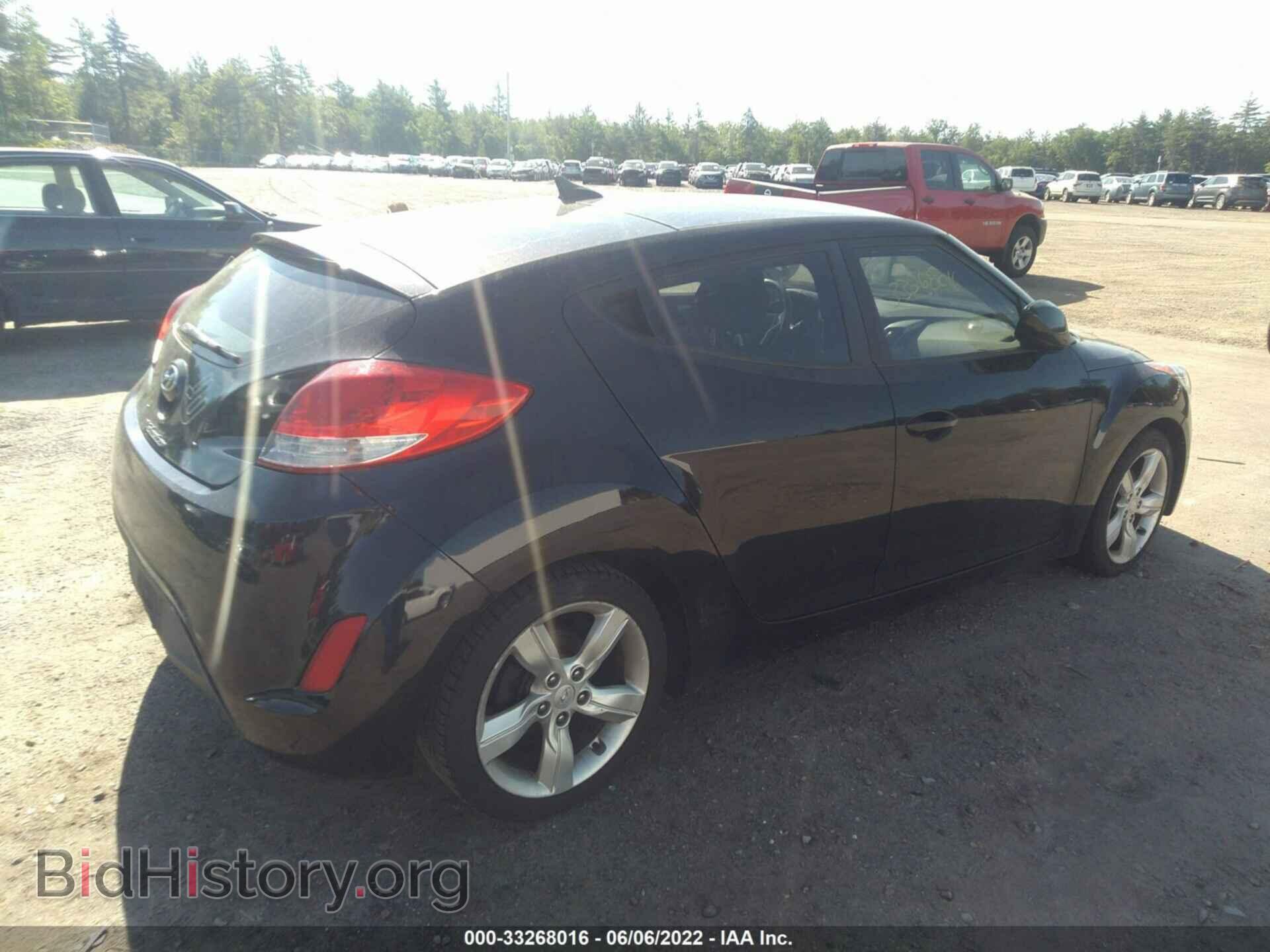 2012 HYUNDAI VELOSTER - VIN: KMHTC6AD7CU074890 - Фото 4