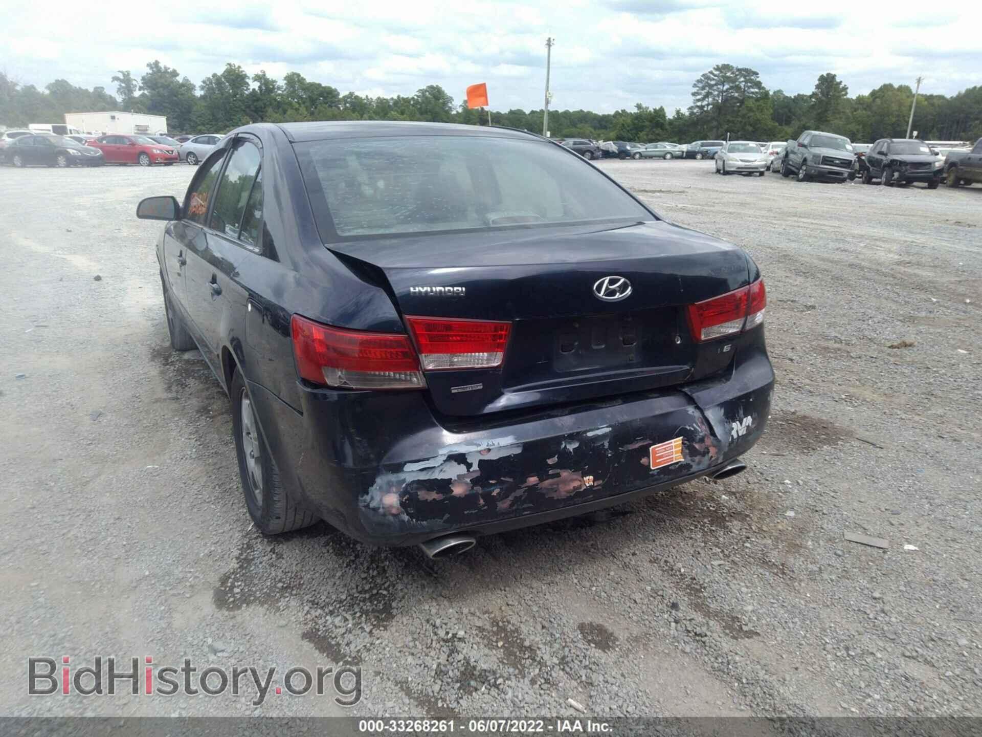 2006 HYUNDAI SONATA - VIN: 5NPEU46F26H021926 - Фото 6