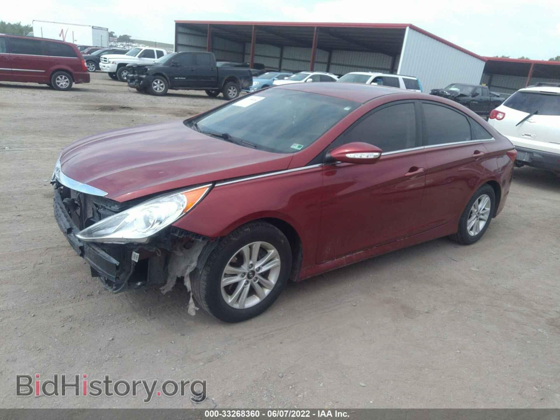 2014 HYUNDAI SONATA - VIN: 5NPEB4ACXEH846968 - Фото 2