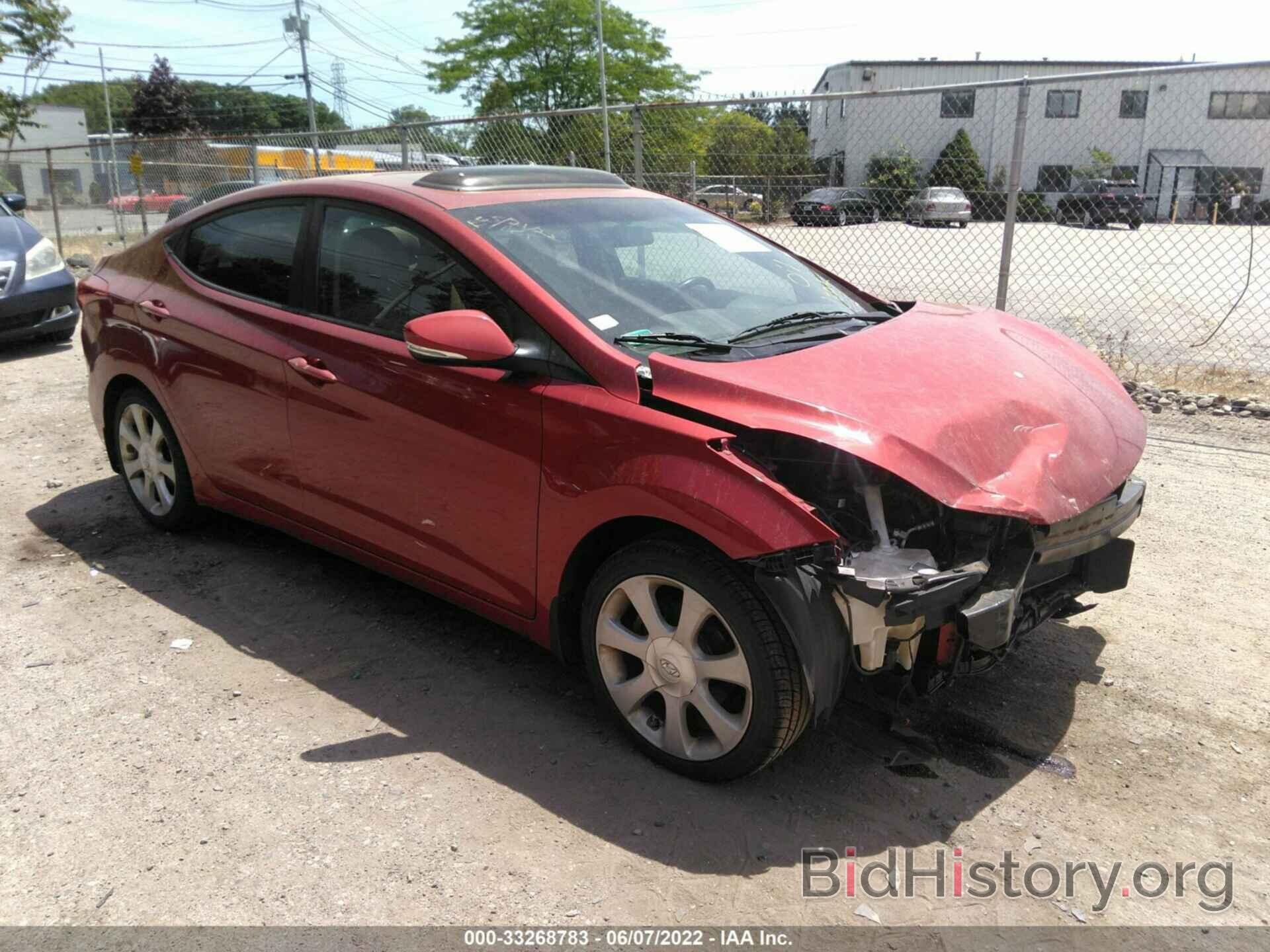 Photo KMHDH4AE1CU429894 - HYUNDAI ELANTRA 2012