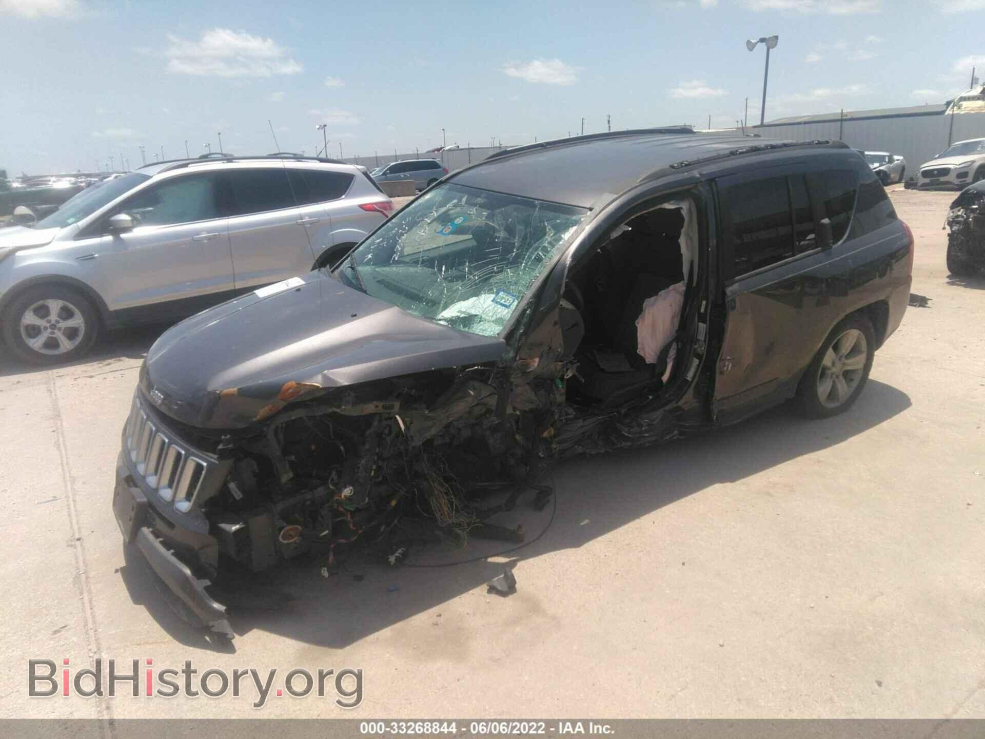 2016 JEEP COMPASS - VIN: 1C4NJDBB6GD534485 - Фото 2