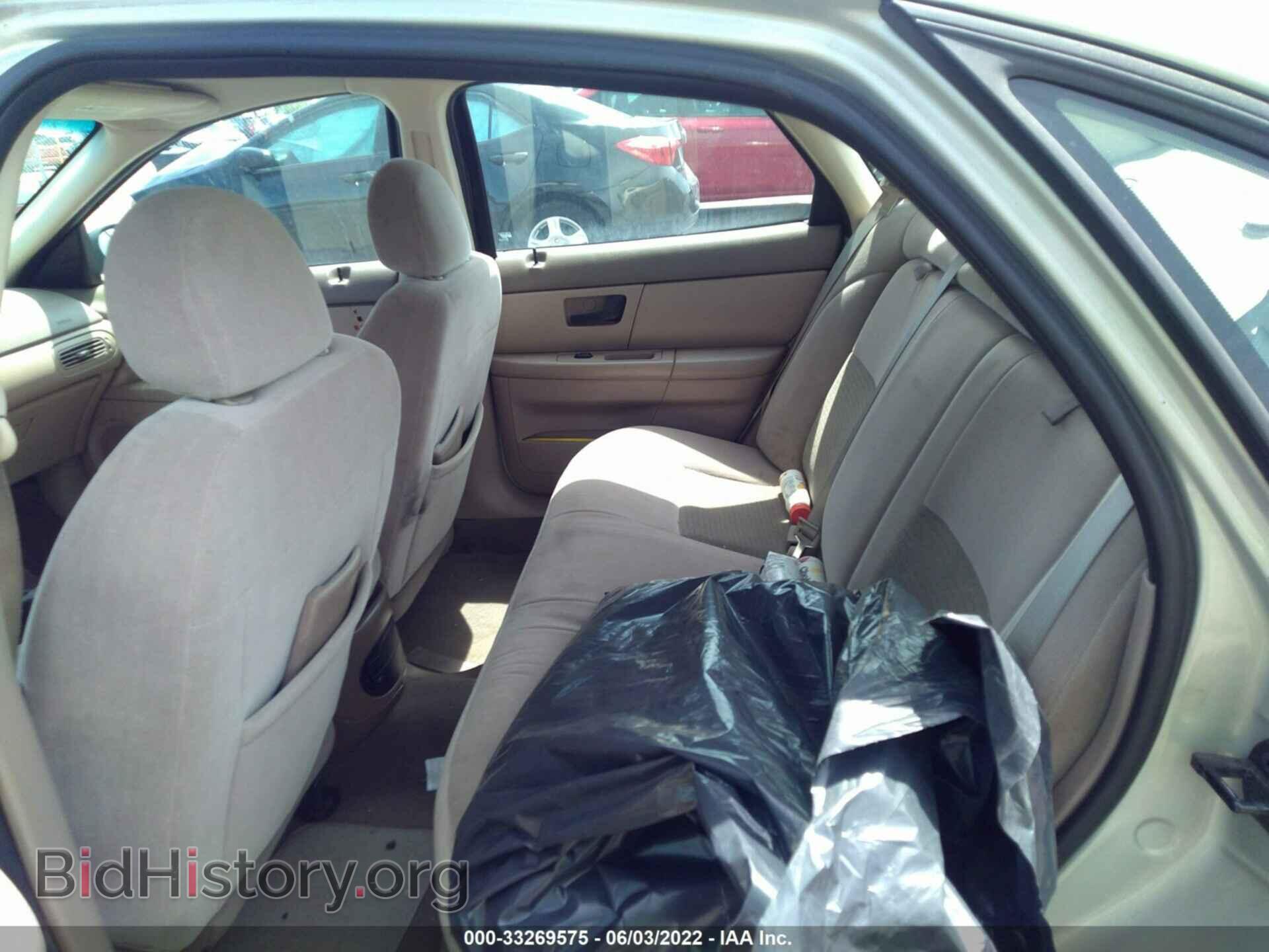 2006 FORD TAURUS - VIN: 1FAFP53U76A206345 - Фото 8