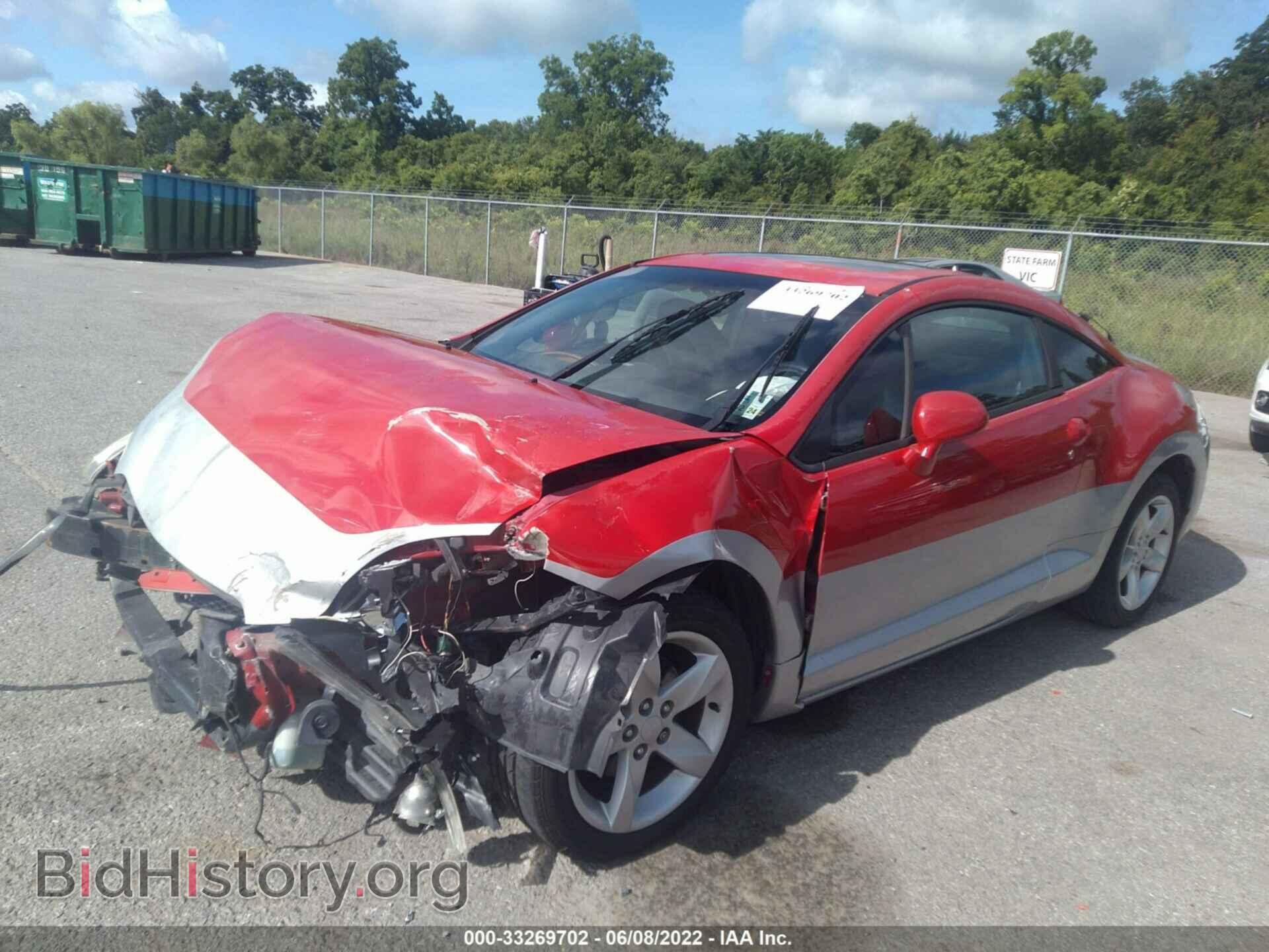 2006 MITSUBISHI ECLIPSE - VIN: 4A3AK24F66E013661 - Фото 2