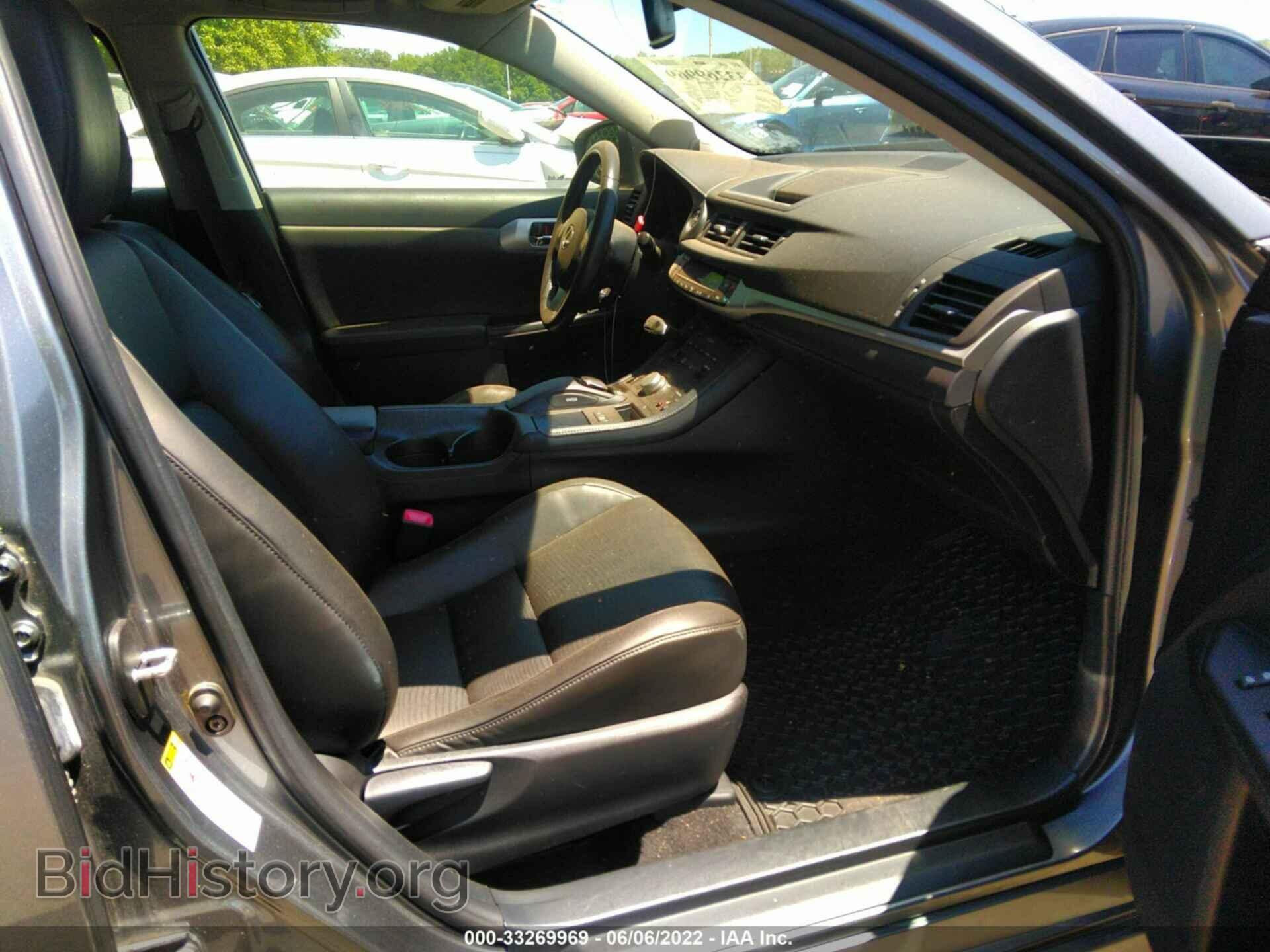 2012 LEXUS CT 200H - VIN: JTHKD5BH5C2115696 - Фото 5
