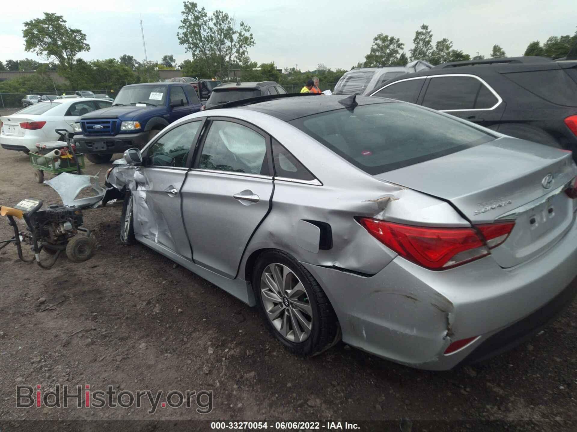 2014 HYUNDAI SONATA - VIN: 5NPEC4AC6EH940147 - Фото 3