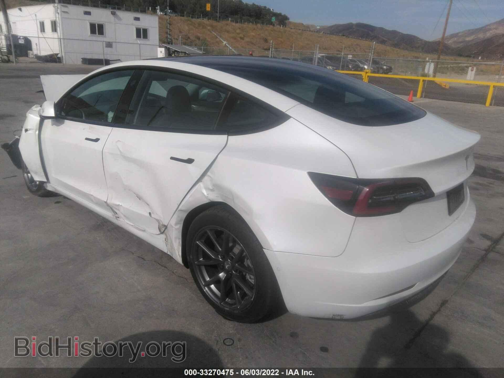 2022 TESLA MODEL 3 - VIN: 5YJ3E1EA2NF109705 - Photo 3